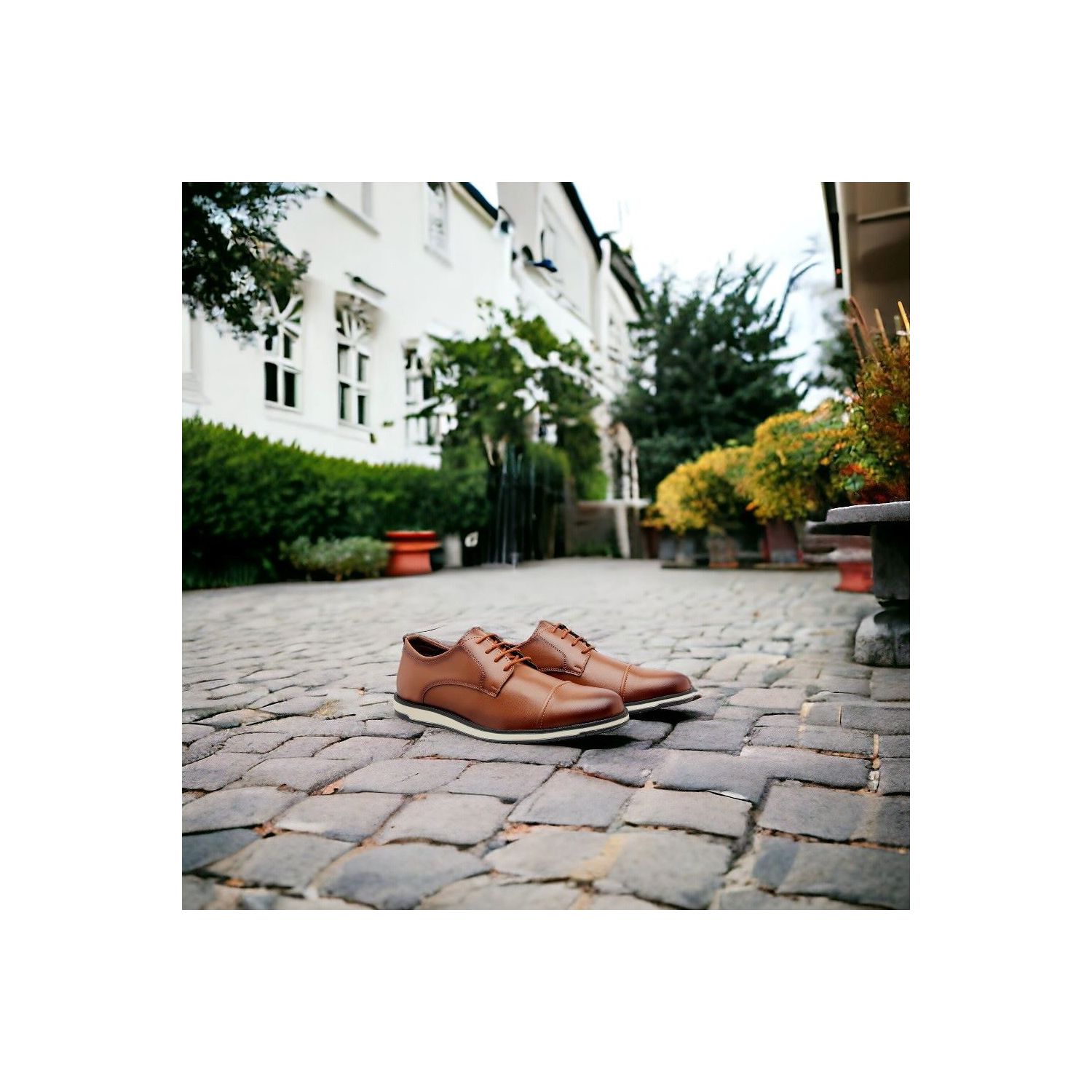 Sapato Damers Oxford Masculino Caramelo