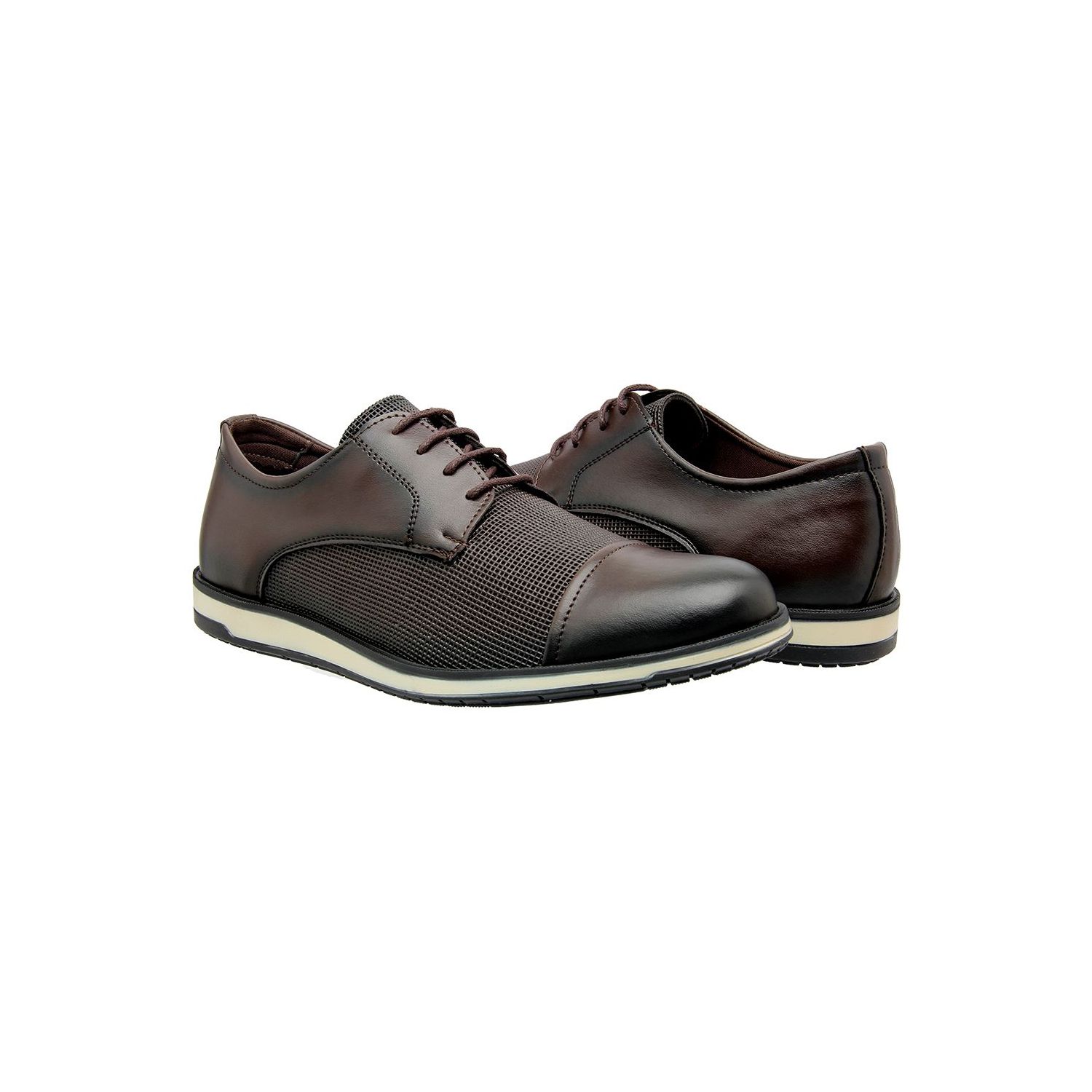 Sapato Damers Oxford Masculino Marrom