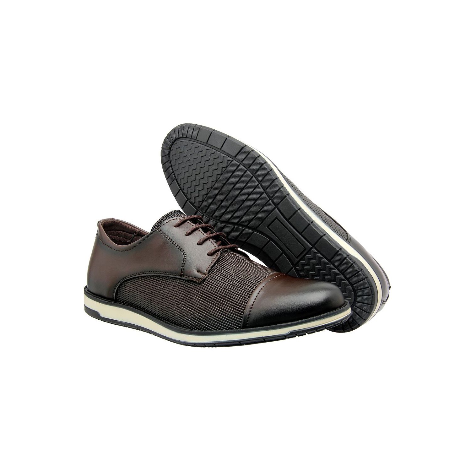 Sapato Damers Oxford Masculino Marrom