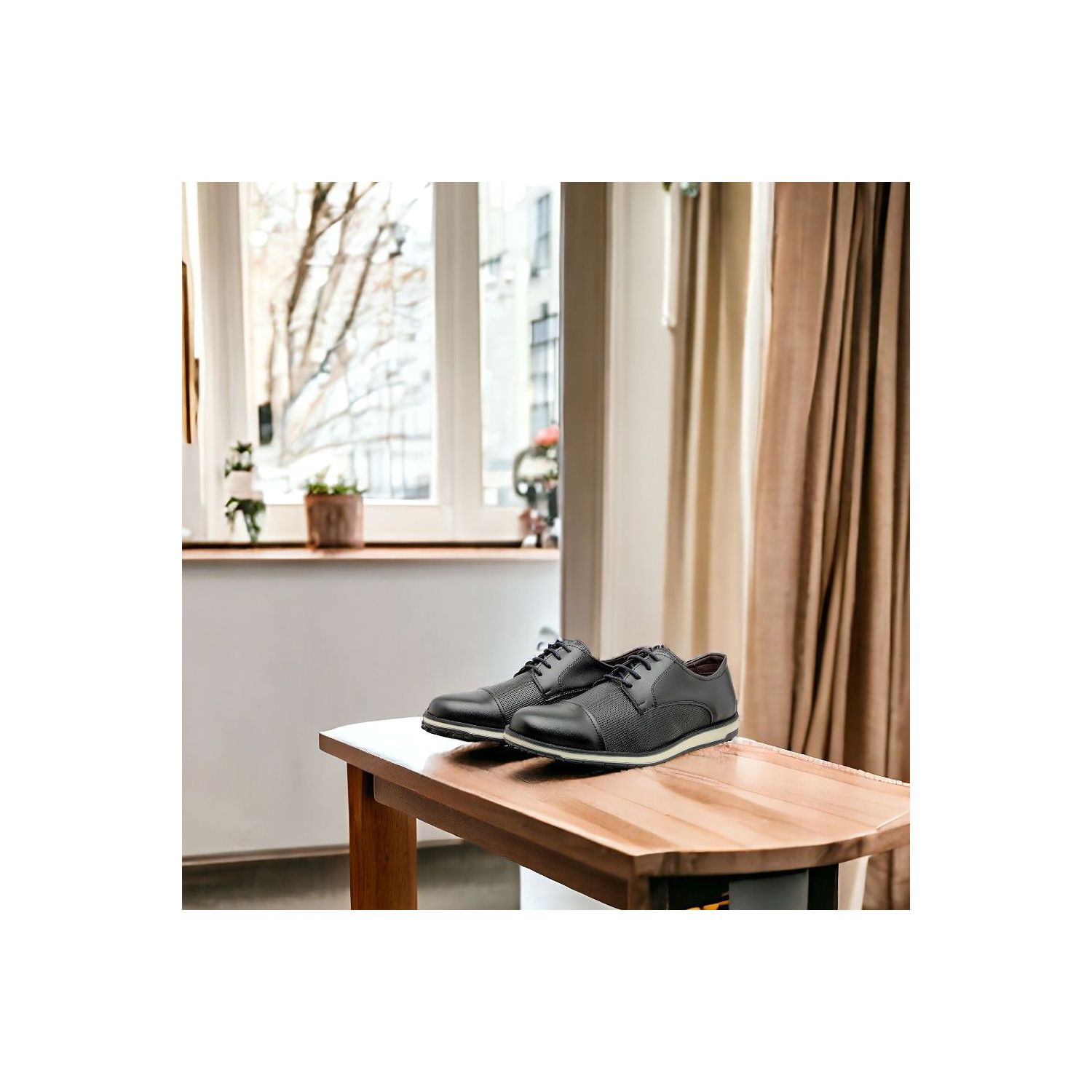 Sapato Damers Oxford Masculino Preto
