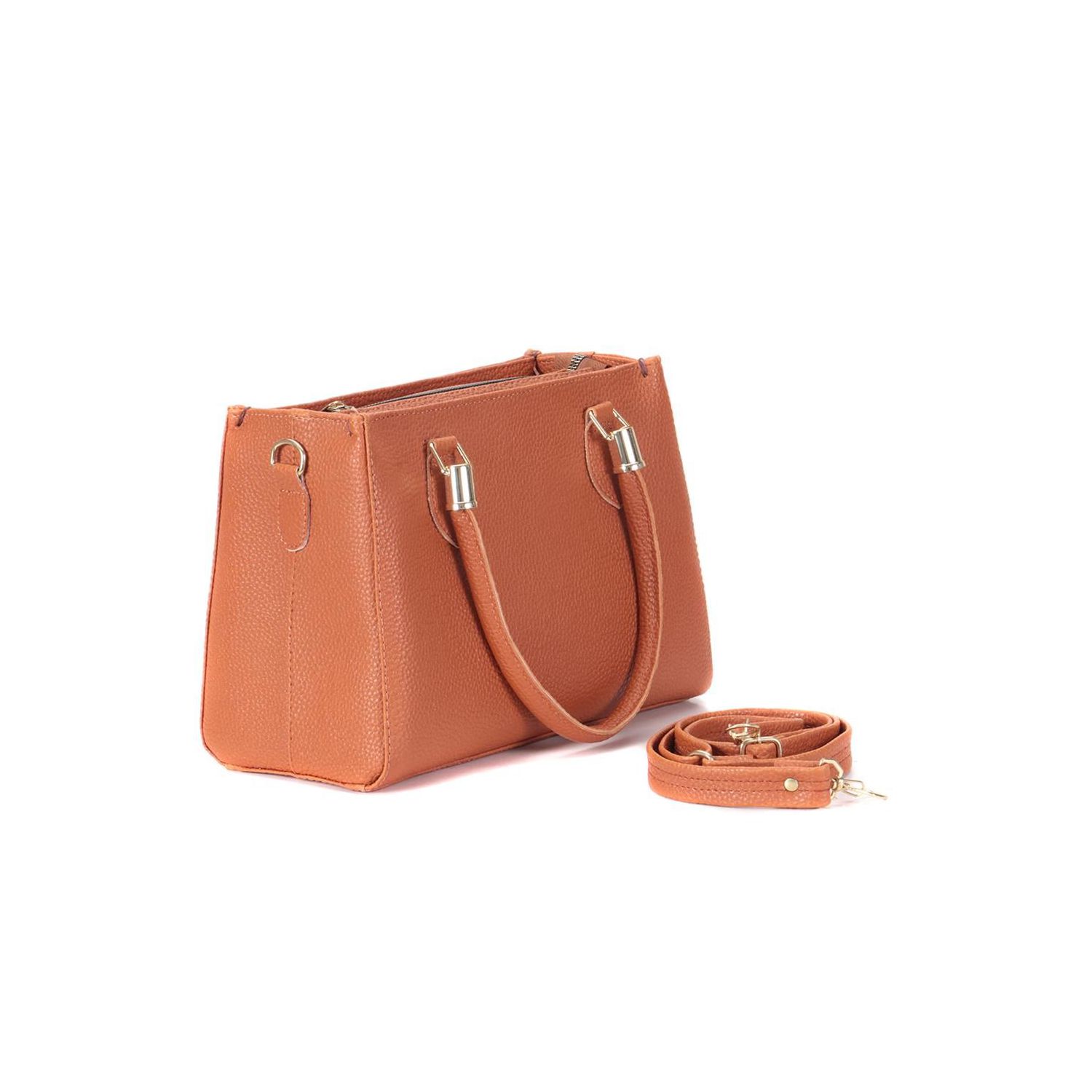 Bolsa Tote Quadrada Marrom Damers - DAMERS