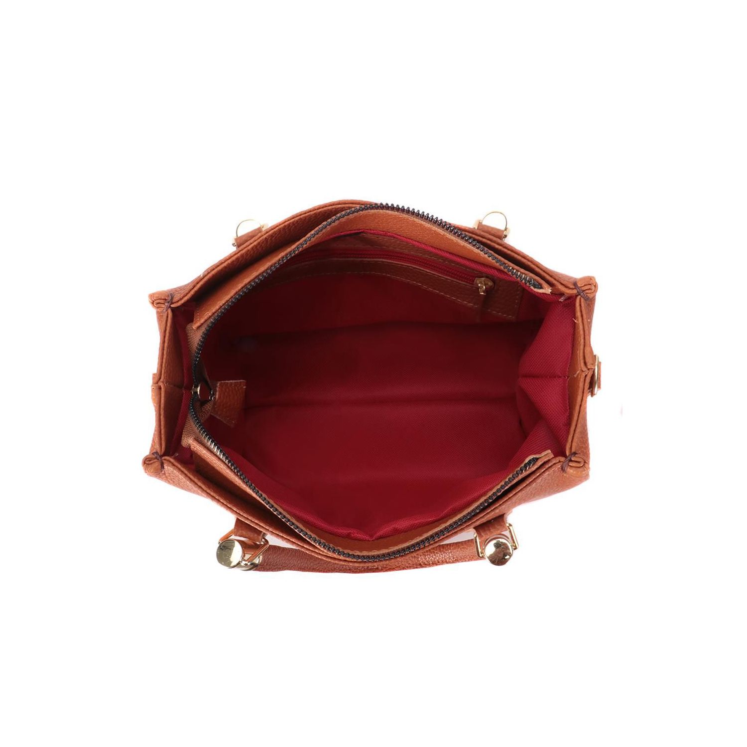 Bolsa Tote Quadrada Marrom Damers 