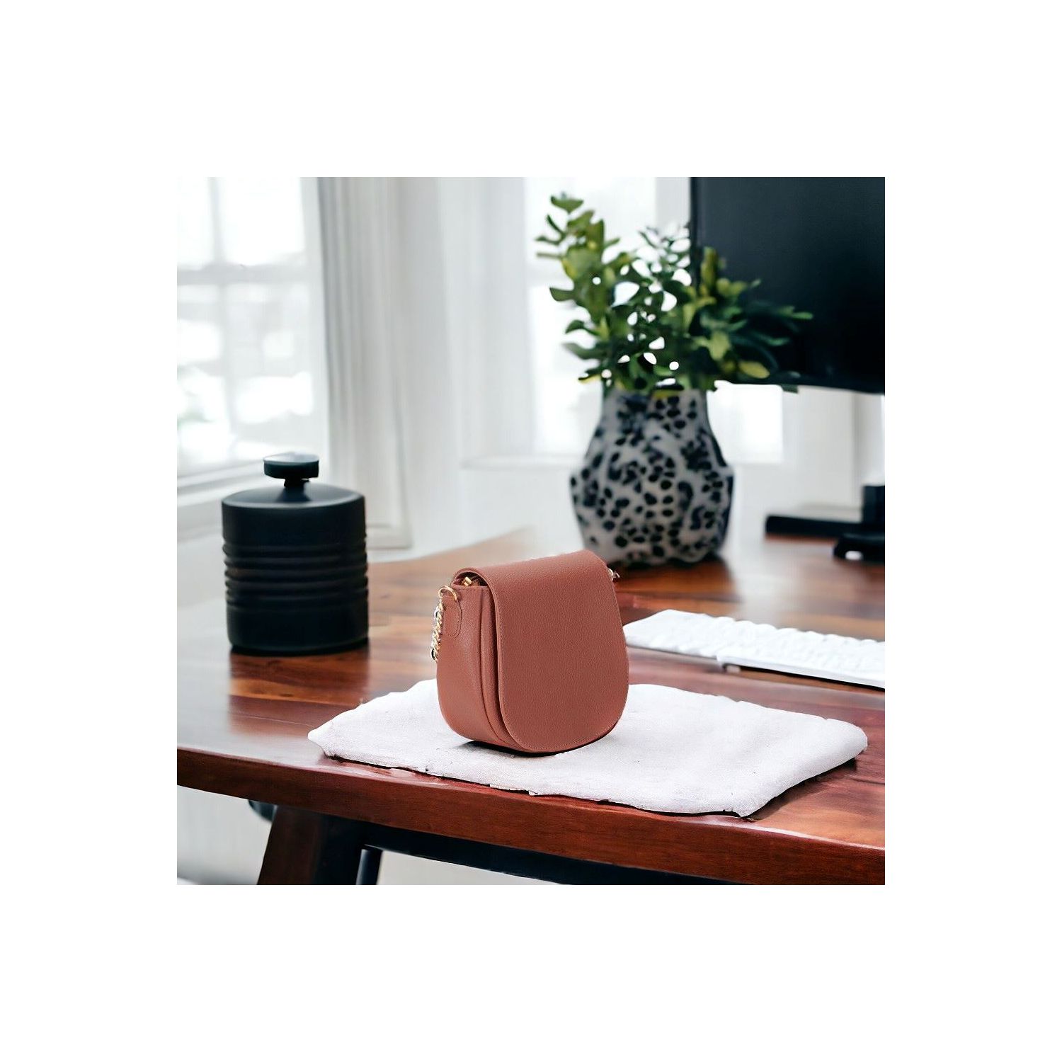 Bolsa Tiracolo Damers Marrom
