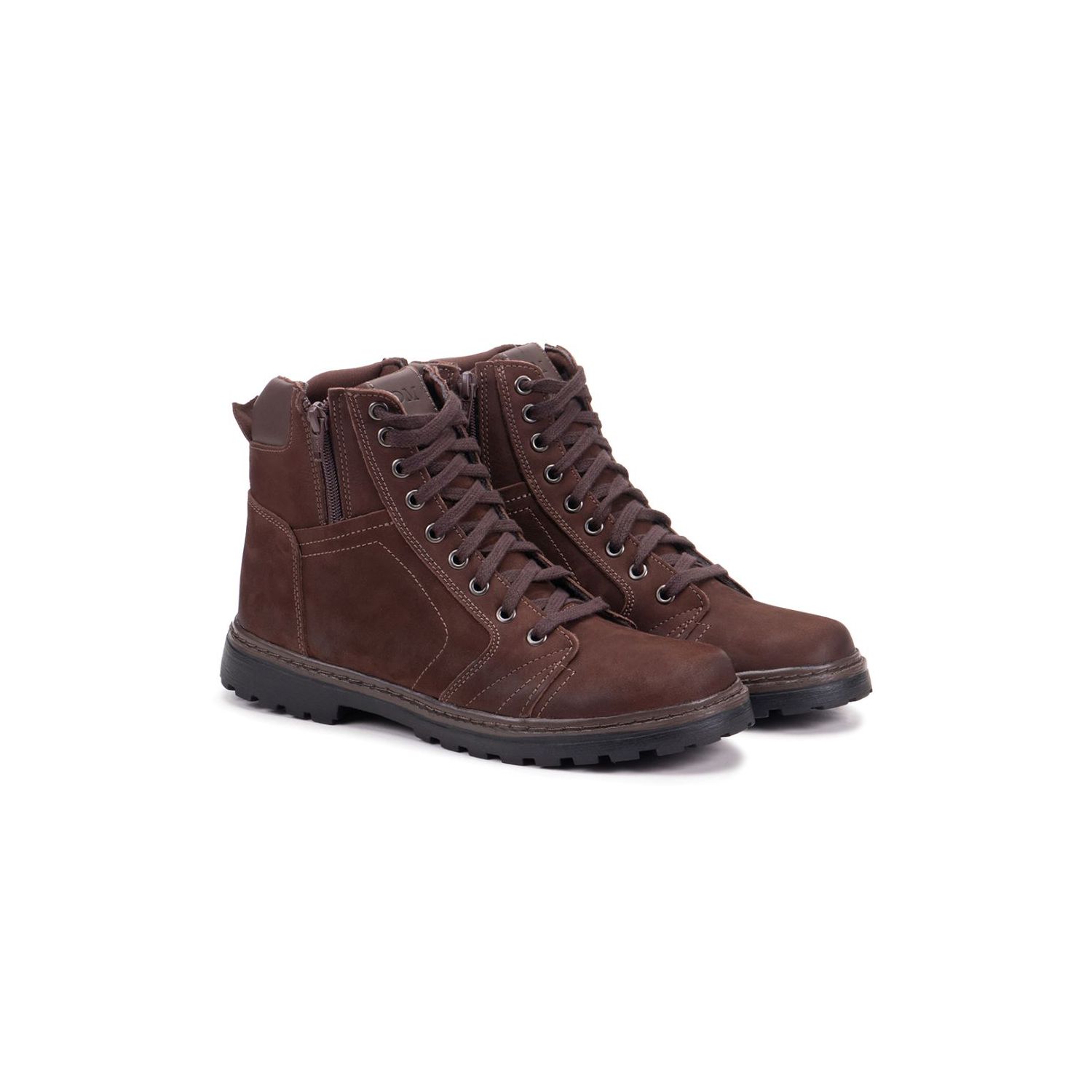 Bota Damers Masculino de Couro Legítimo Cano Curto