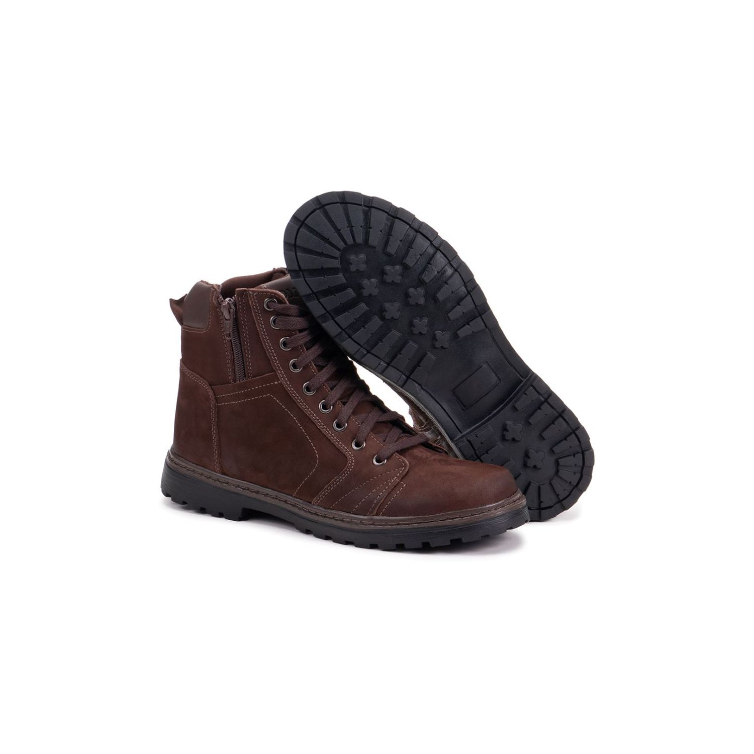 Bota Damers Masculino de Couro Legítimo Cano Curto
