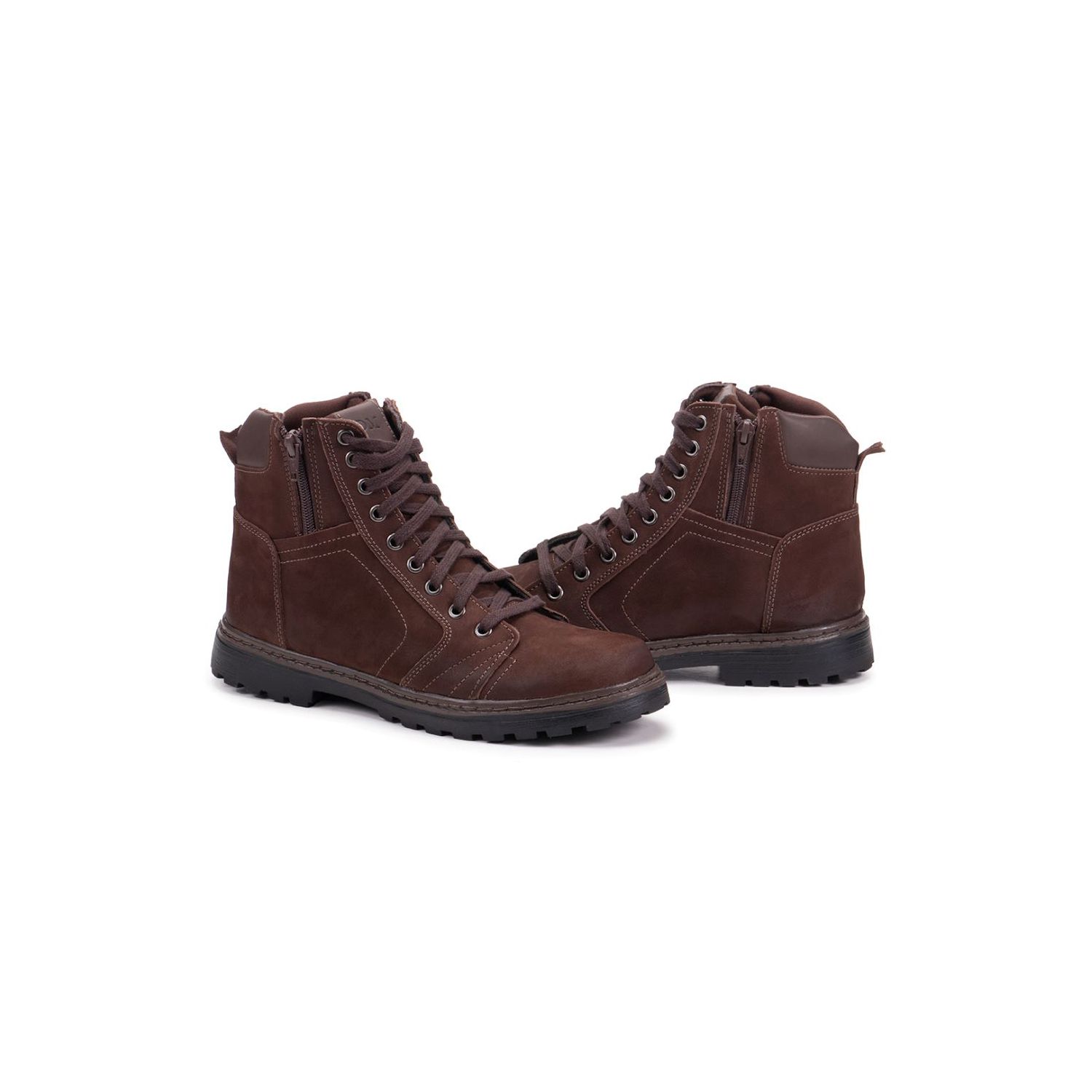 Bota Damers Masculino de Couro Legítimo Cano Curto