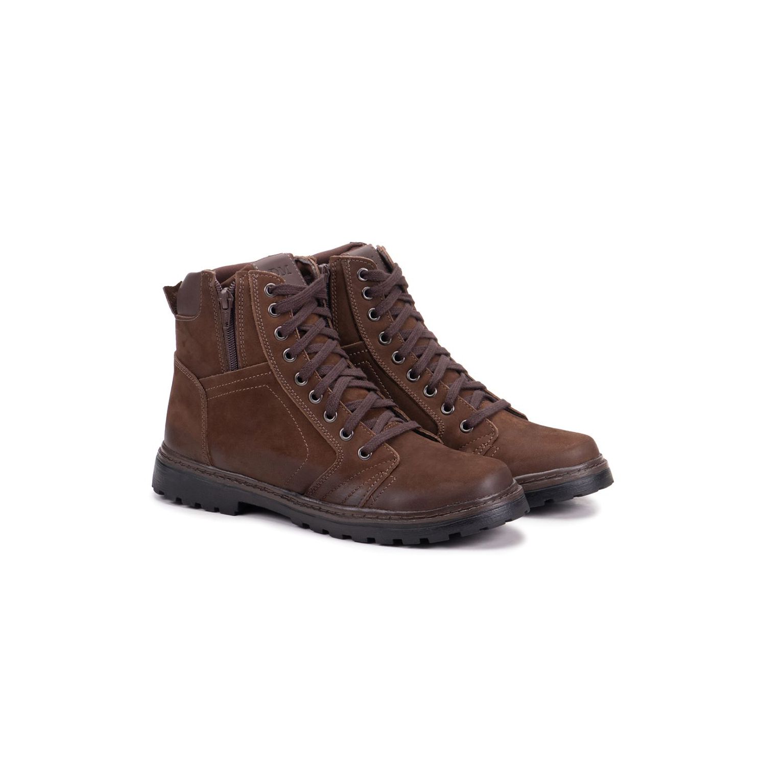 Bota Damers Masculino de Couro Legítimo Cano Curto