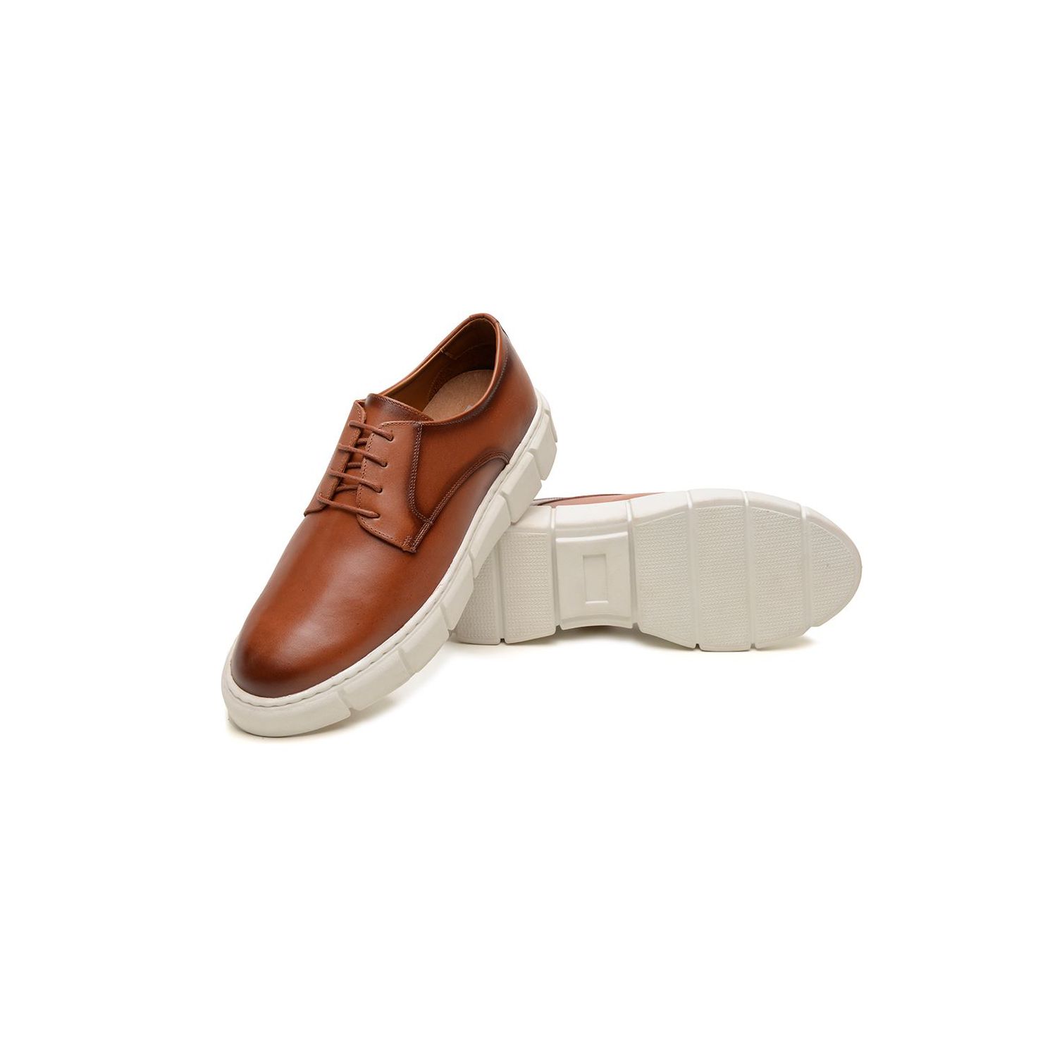 Sapato Damers Oxford Masculino Caramelo
