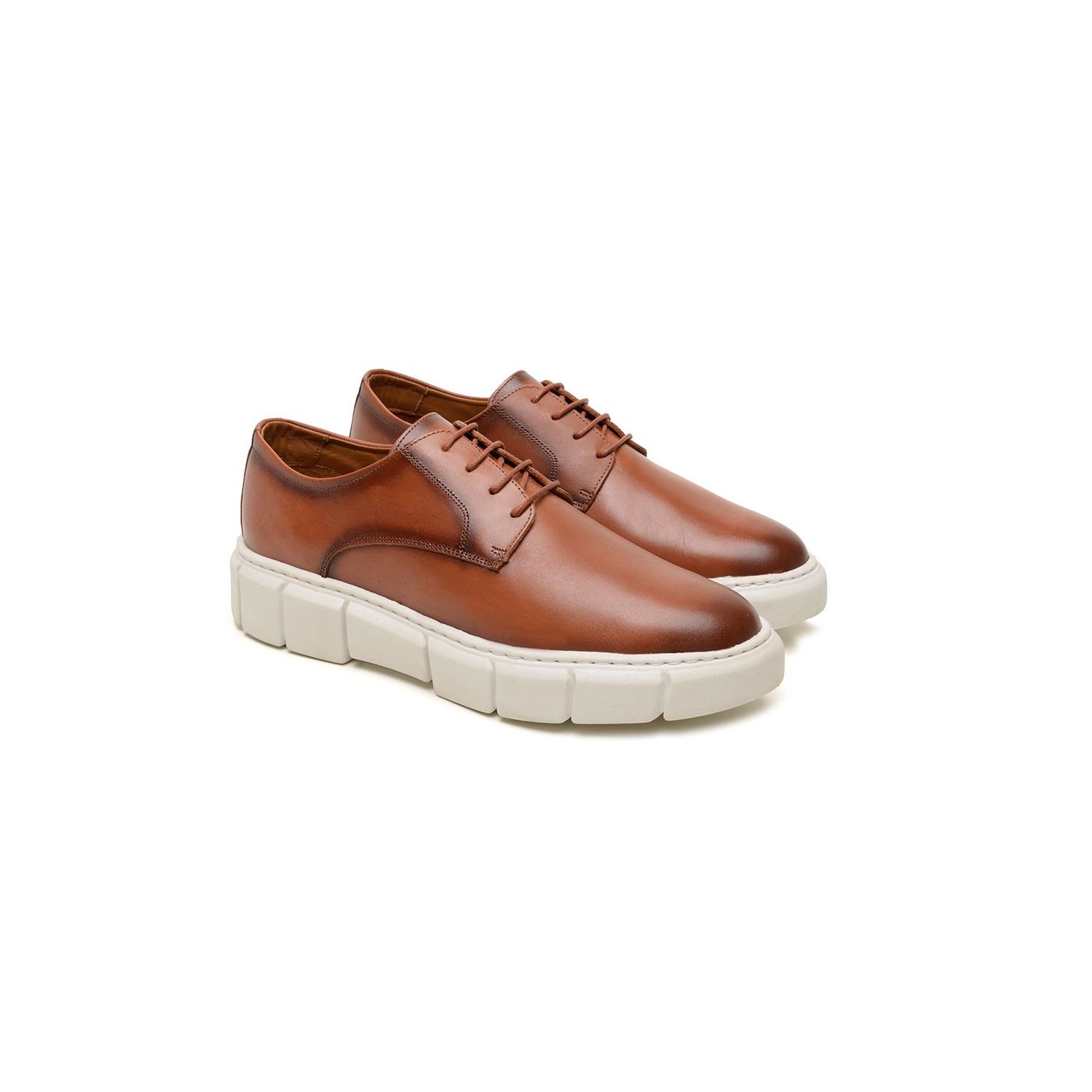 Sapato Damers Oxford Masculino Caramelo