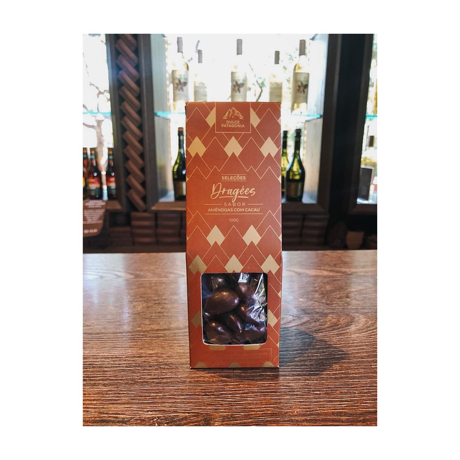 Dragée Amêndoas 70% cacau - DULCE PATAGONIA