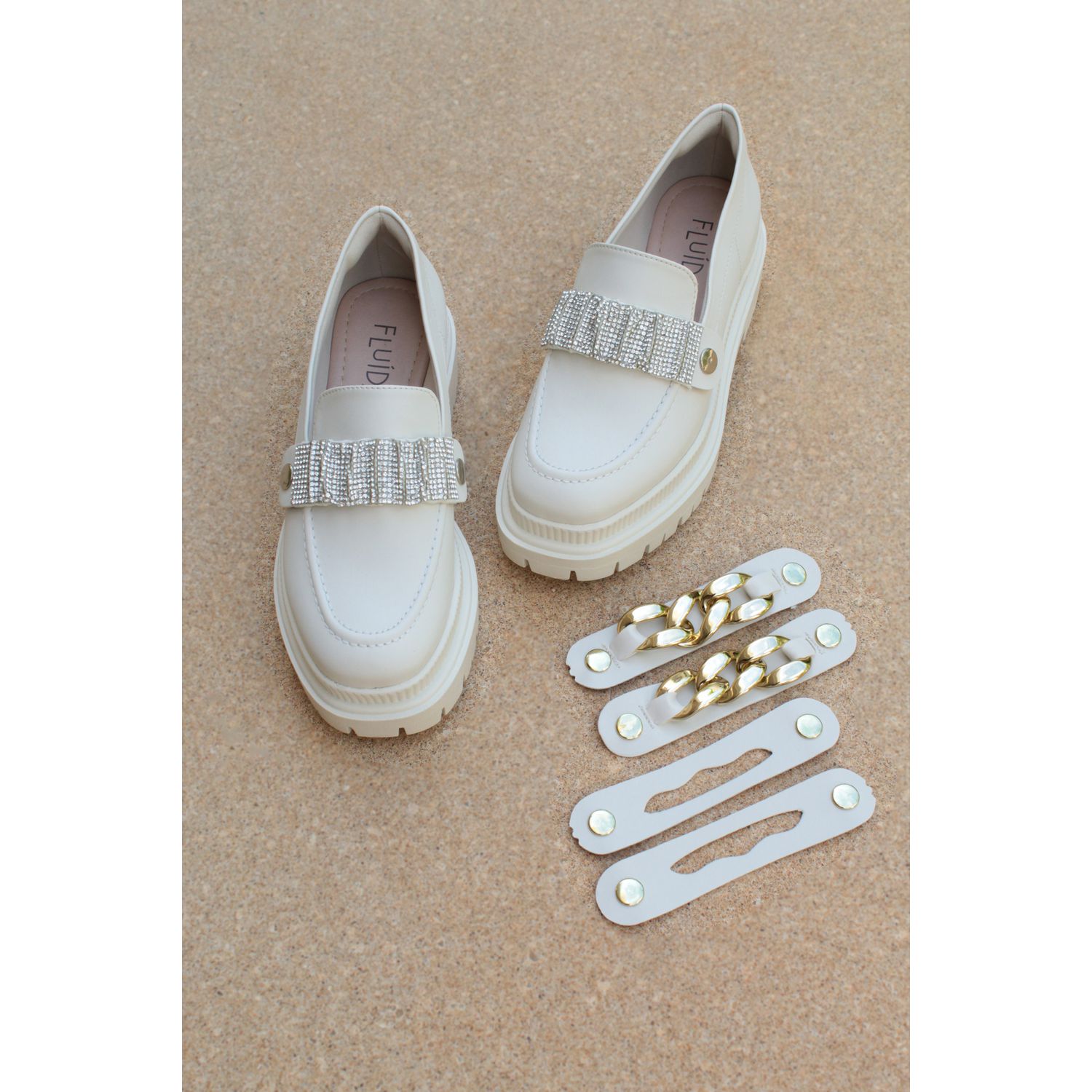 MOCASSIM 3 em 1 BETINA OFF WHITE