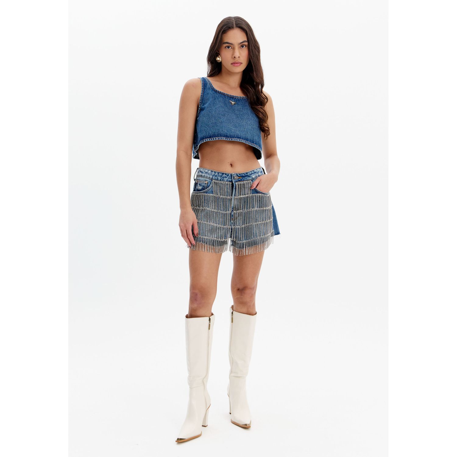CROPPED JEANS 