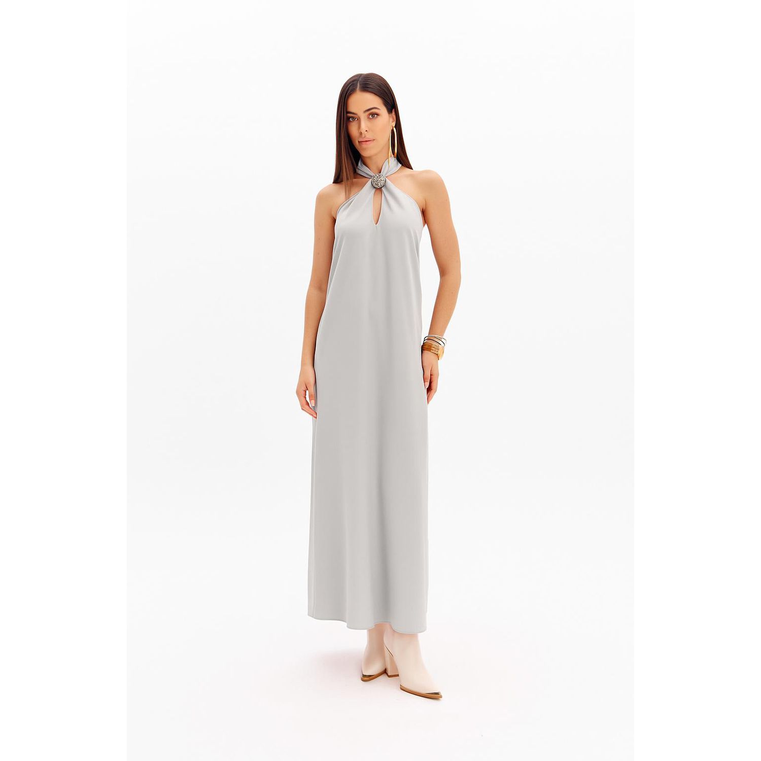 VESTIDO ZOE CINZA
