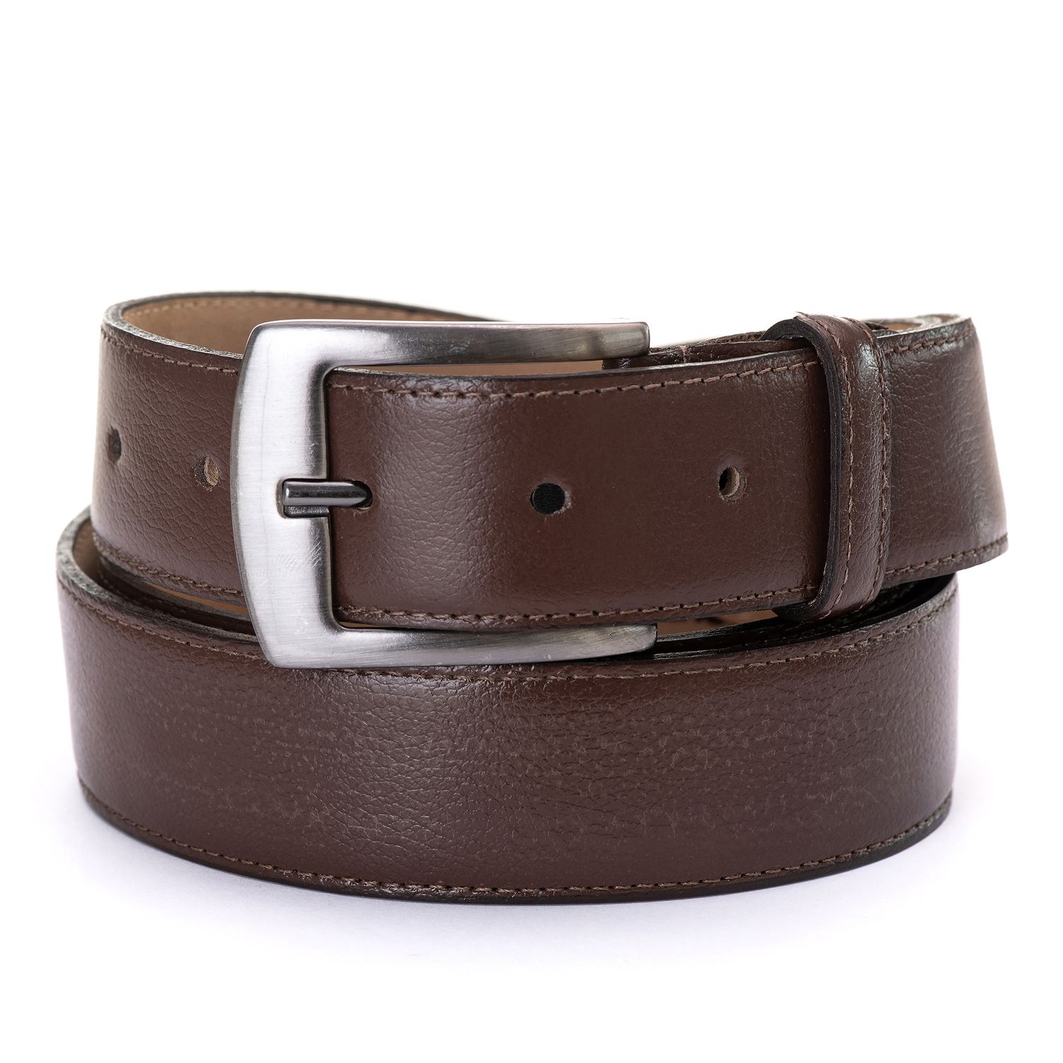 Cinto Masculino em Couro Bovino Mouro com Fivela C... - Tombstone