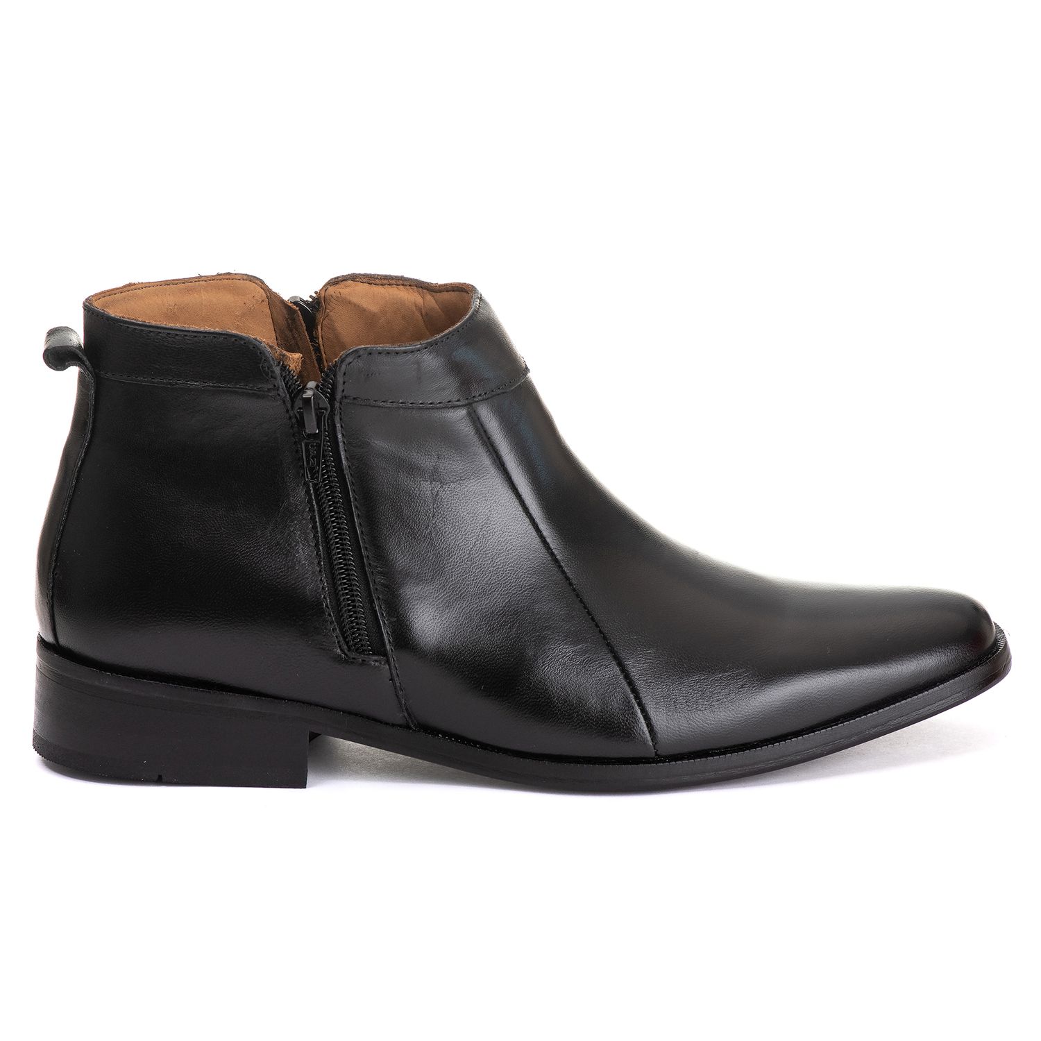 Bota Social Masculina Aroeira com dois Zíperes em ... - Tombstone