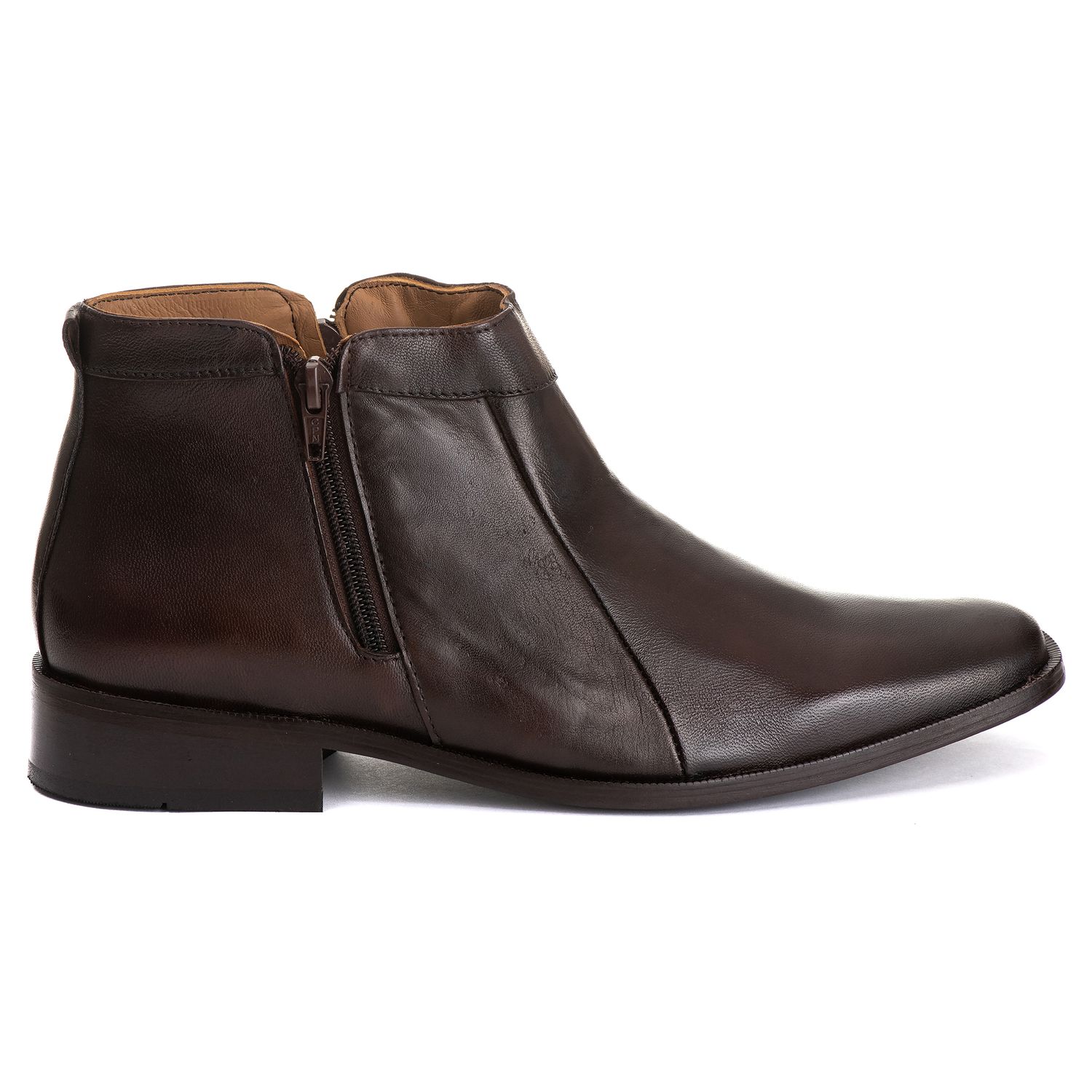 Bota Social Masculina Aroeira com dois Zíperes em ... - Tombstone