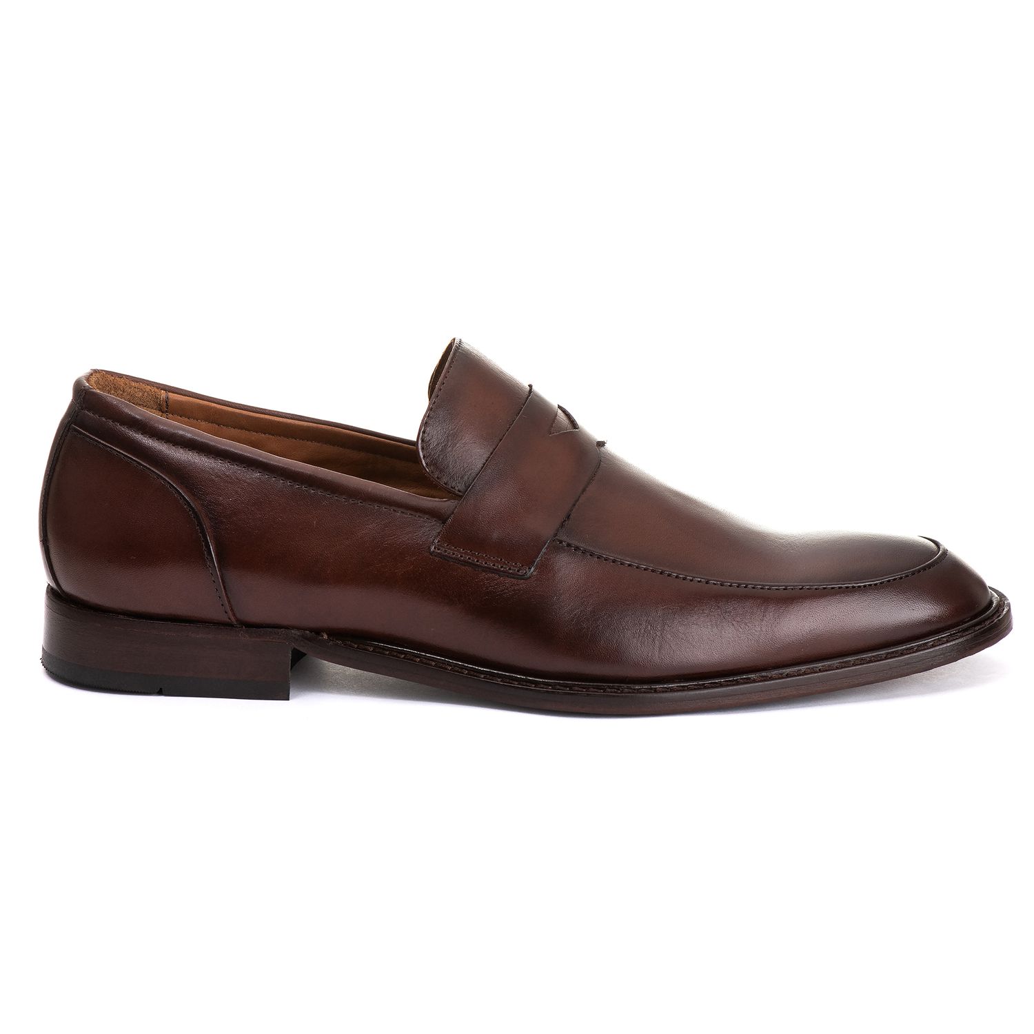 Sapato Social Masculino Loafer Mônaco em Couro Nat... - Tombstone