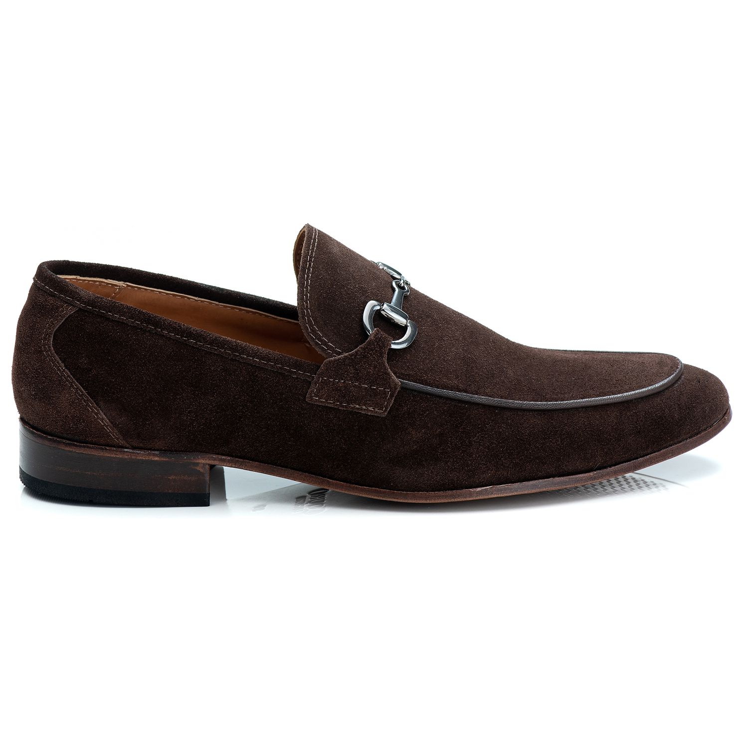 Mocassim Masculino Italiano Zara em Camurça Café -... - Tombstone