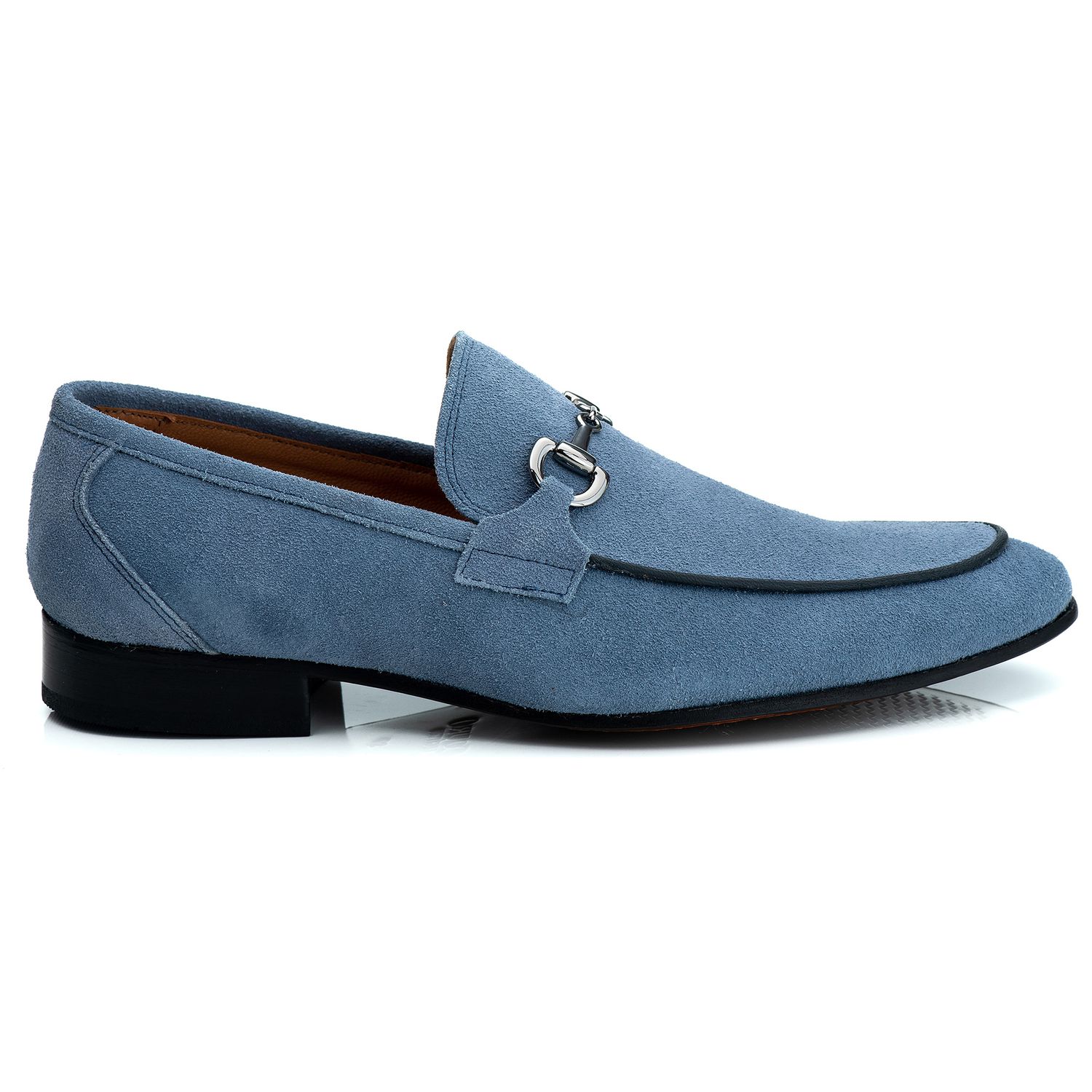 Mocassim Masculino Italiano Zara em Camurça Moon -... - Tombstone