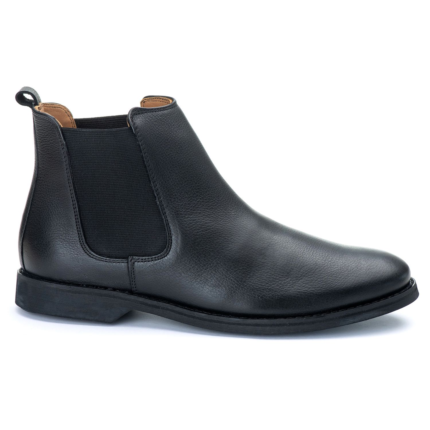 Botina Masculina em Couro Floater Preto com Palmil... - Tombstone