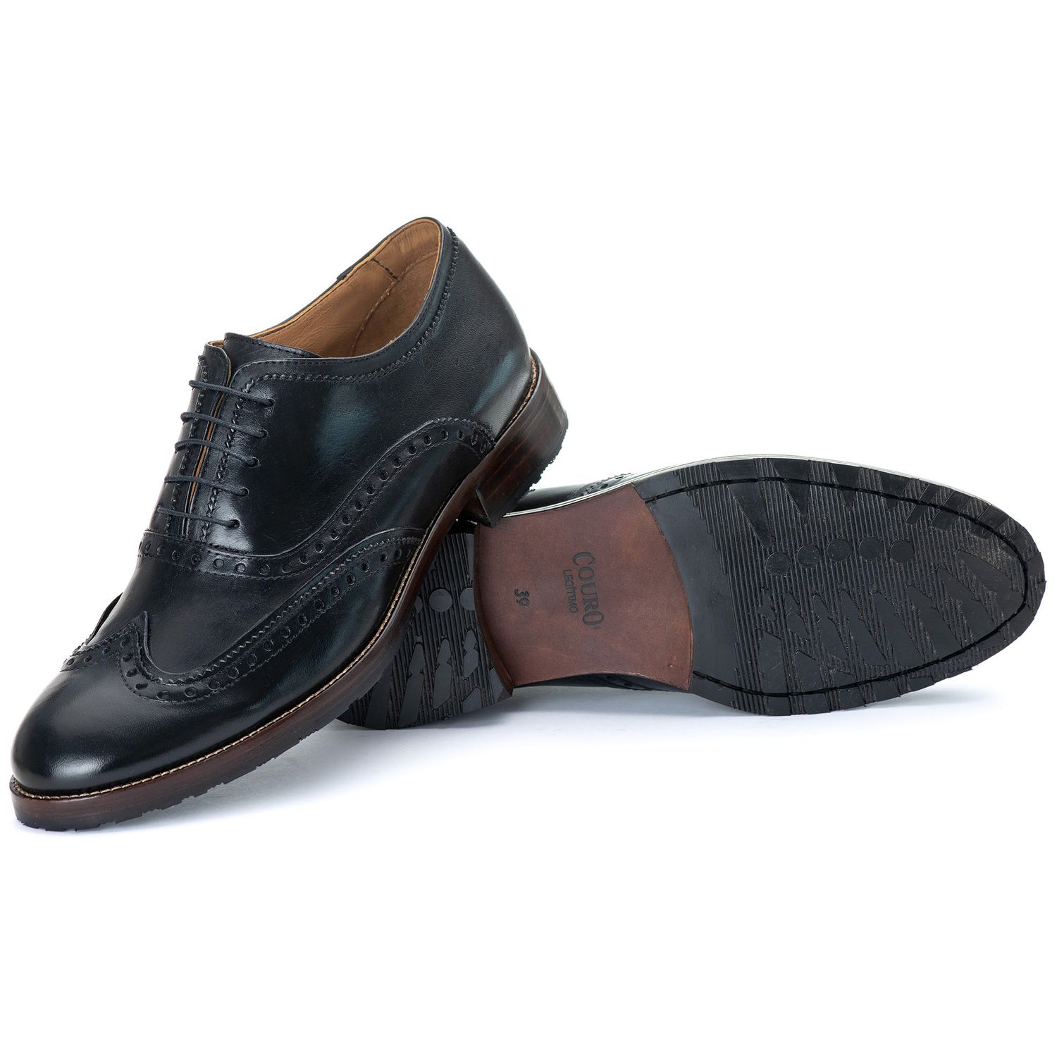Sapato Oxford Masculino Tucson em Couro Naturaly Preto