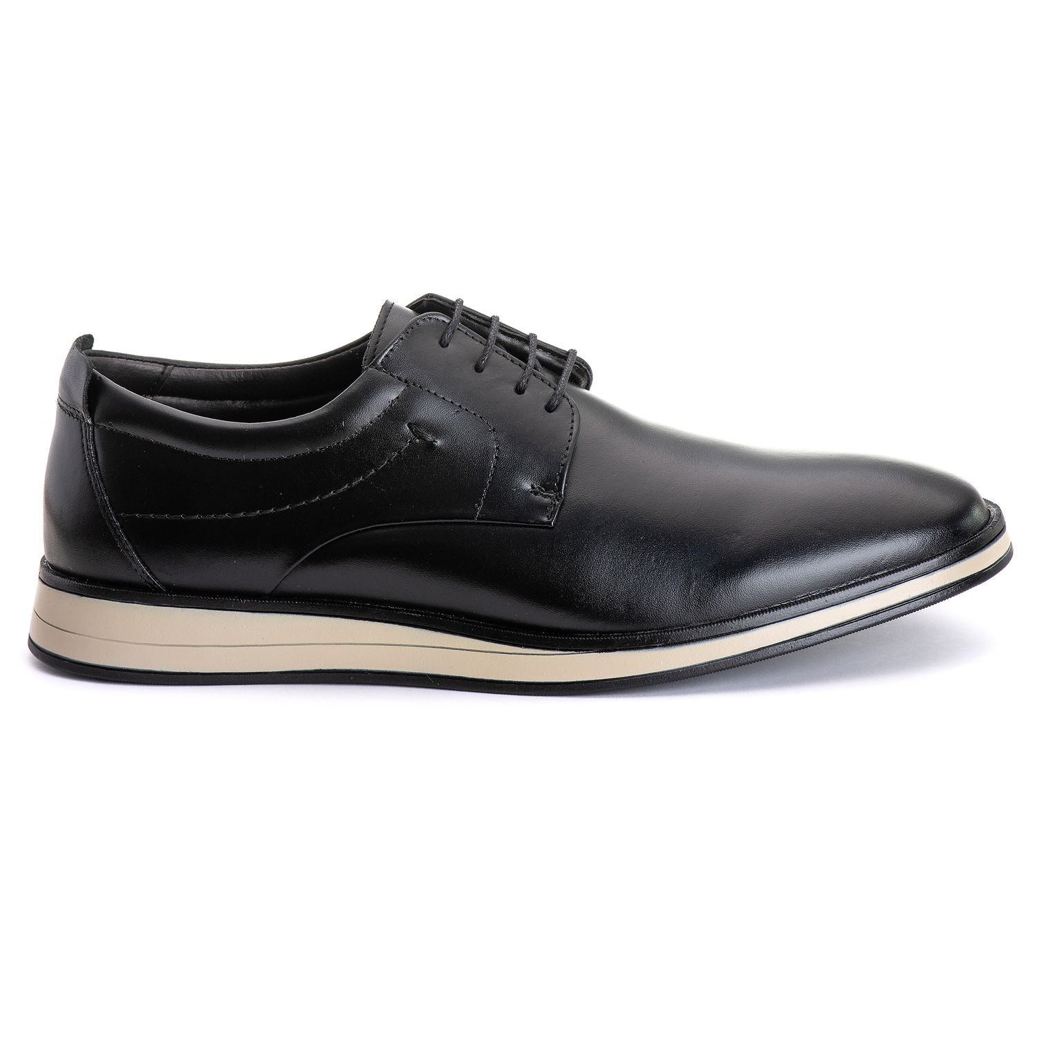 Sapato Masculino Derby Sport em Couro Bovino Preto... - Tombstone