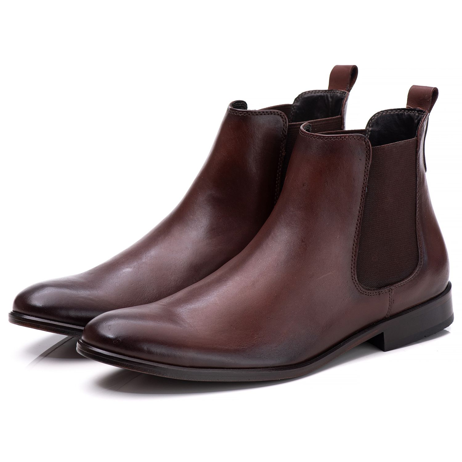 Bota Chelsea Masculina Alabama Naturaly Pinhão