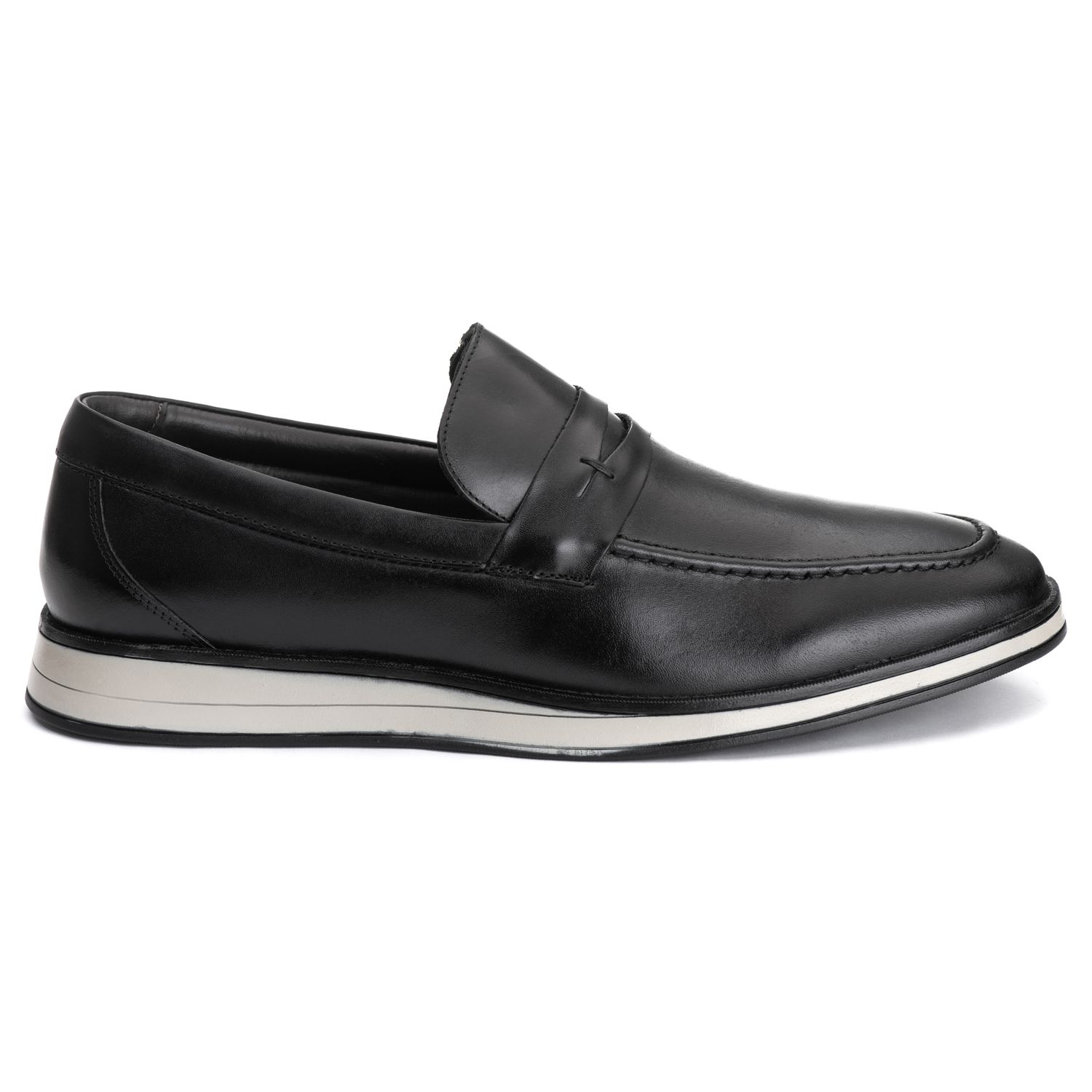 Sapato Masculino Loafer Slip On Sport em Couro Bov... - Tombstone