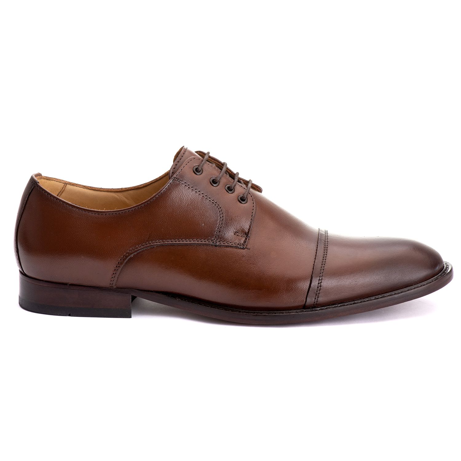 Sapato Social Masculino Derby Santiago em Couro de... - Tombstone