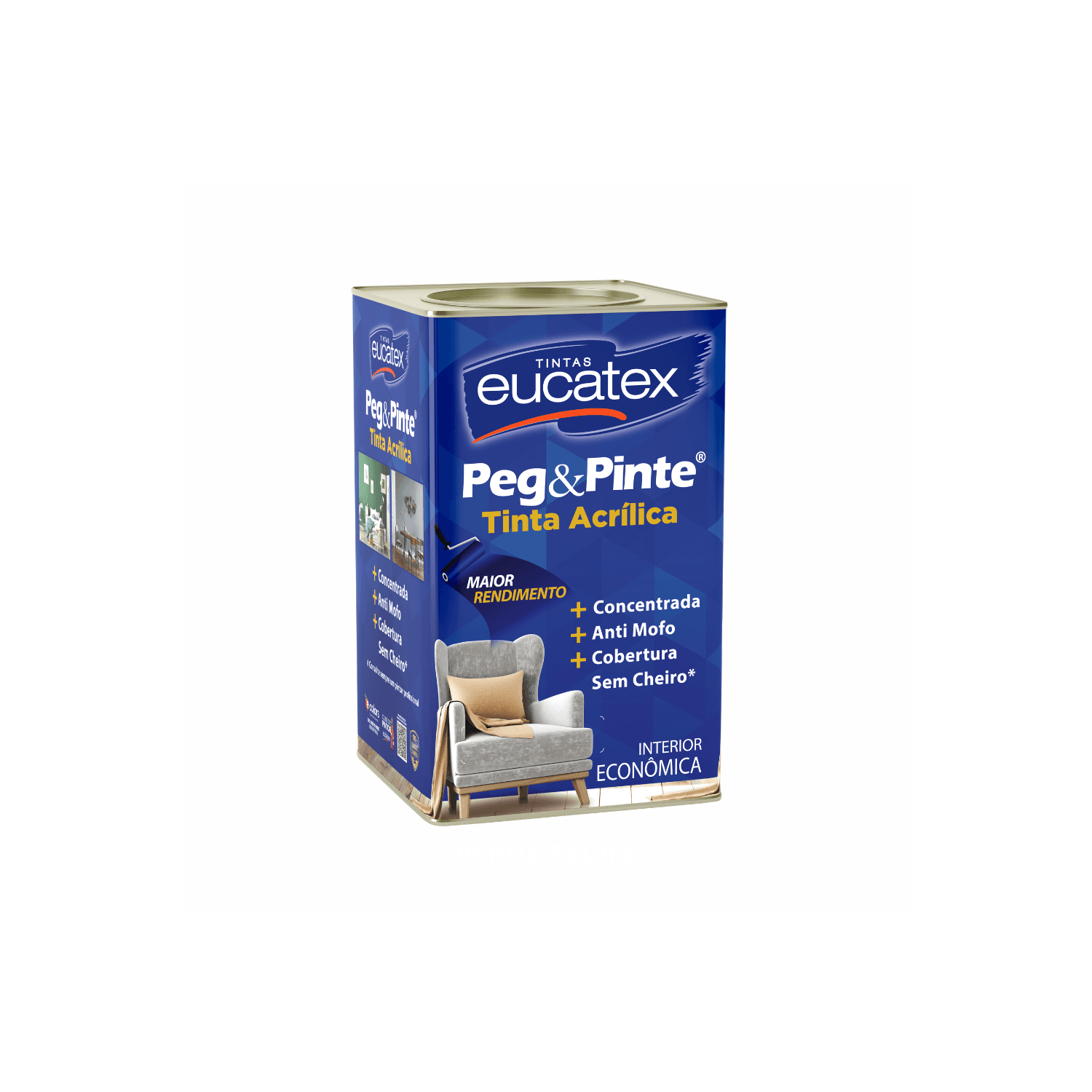 TINTA ACRÍLICA PEG E PINTE [EUCATEX] 18L