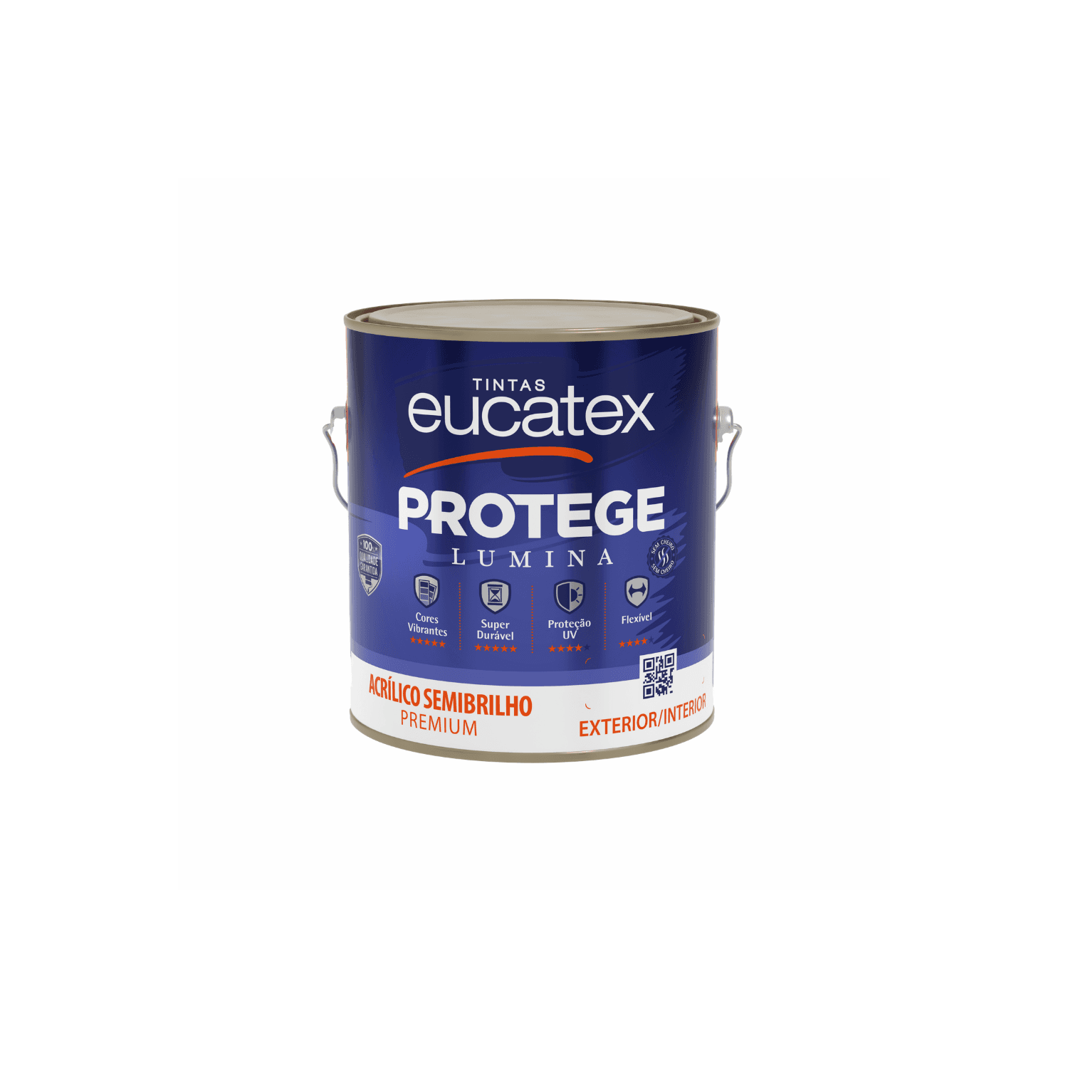 TINTA ACRÍLICA PROTEGE LUMINA BRANCA SEMI BRILHO [EUCATEX] 3,6L
