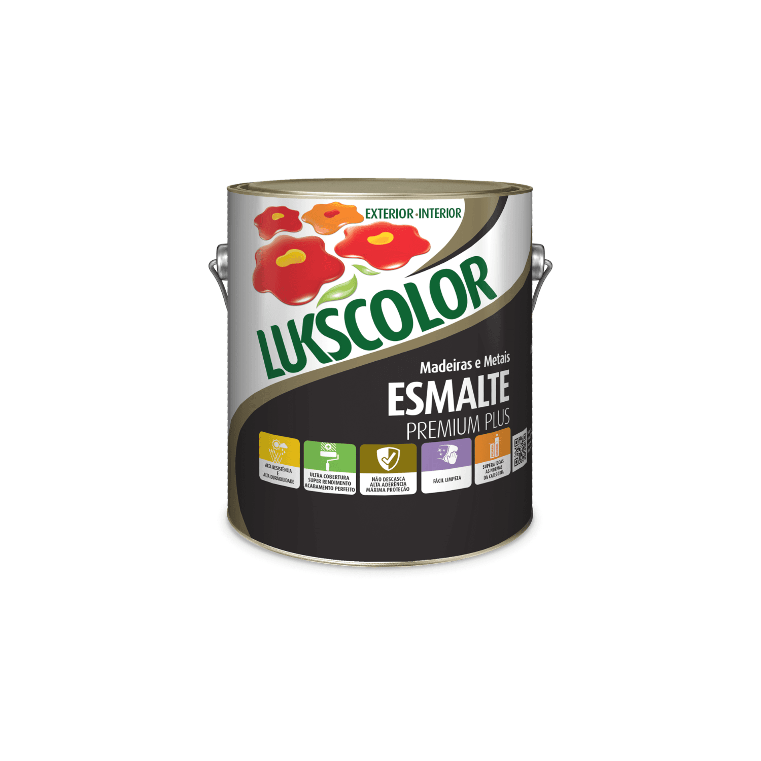 ESMALTE BRILHANTE BASE SOLVENTE [LUKSCOLOR] 3,6L