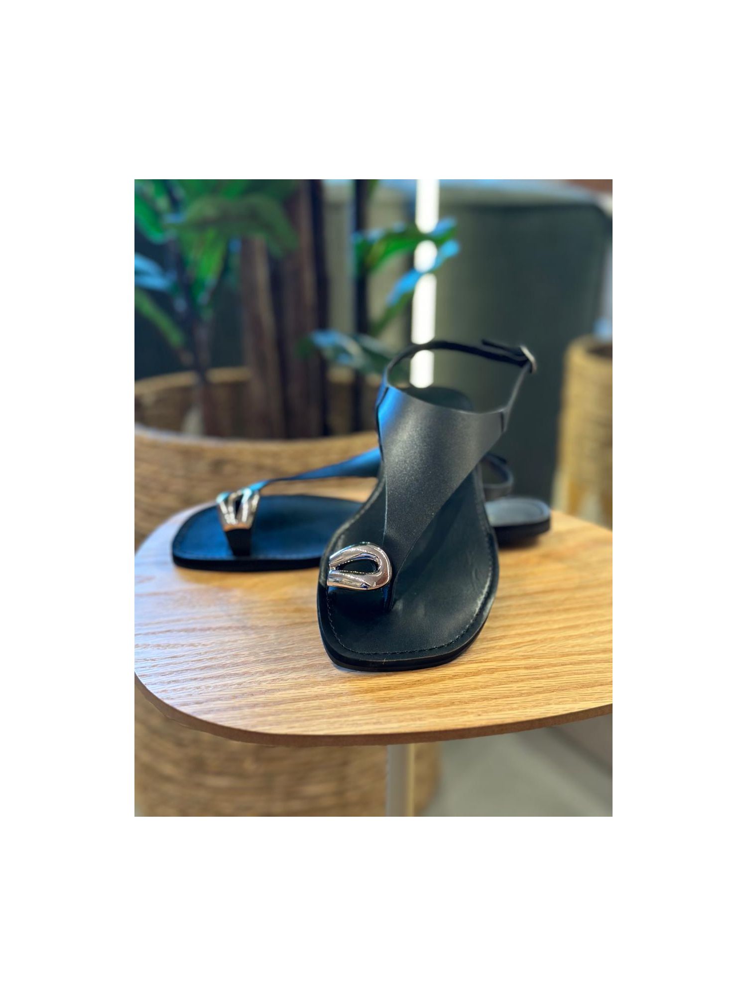 Rasteira CS Shoes Gabi Preto 0910 