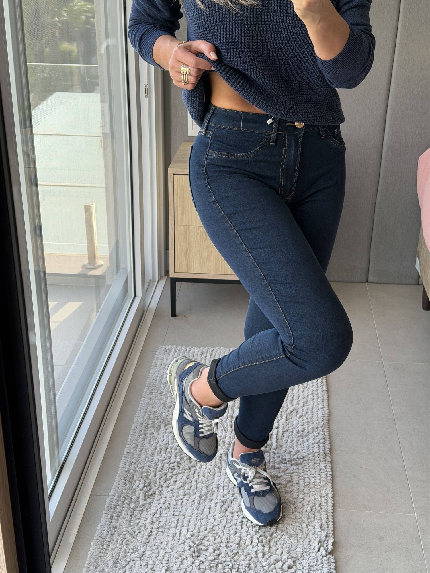 Calça Lez a Lez Skinny Jeans De Cintura Alta Four Sizes 2702