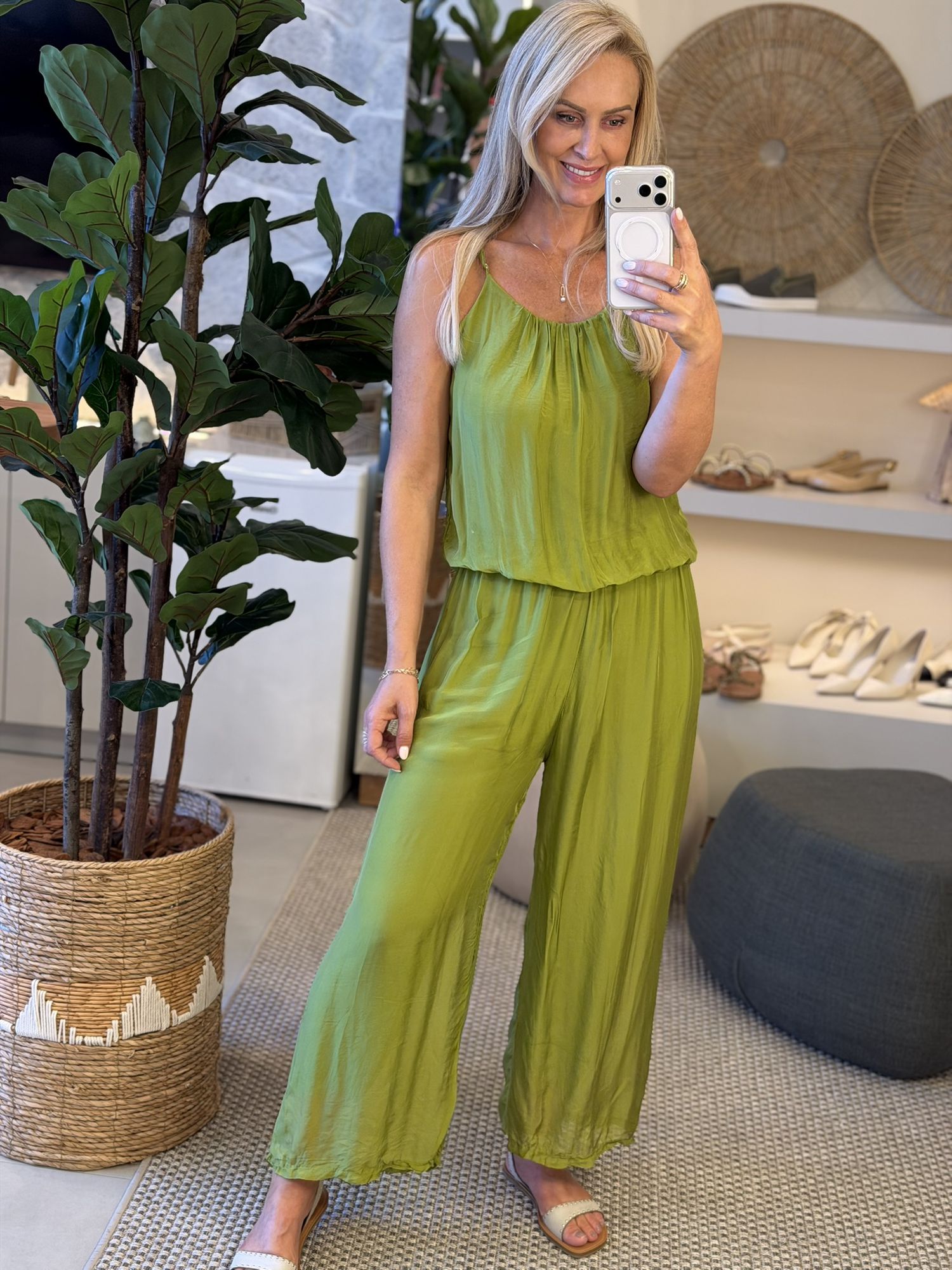 Macacão MS Seda Verde Abacate 0501 