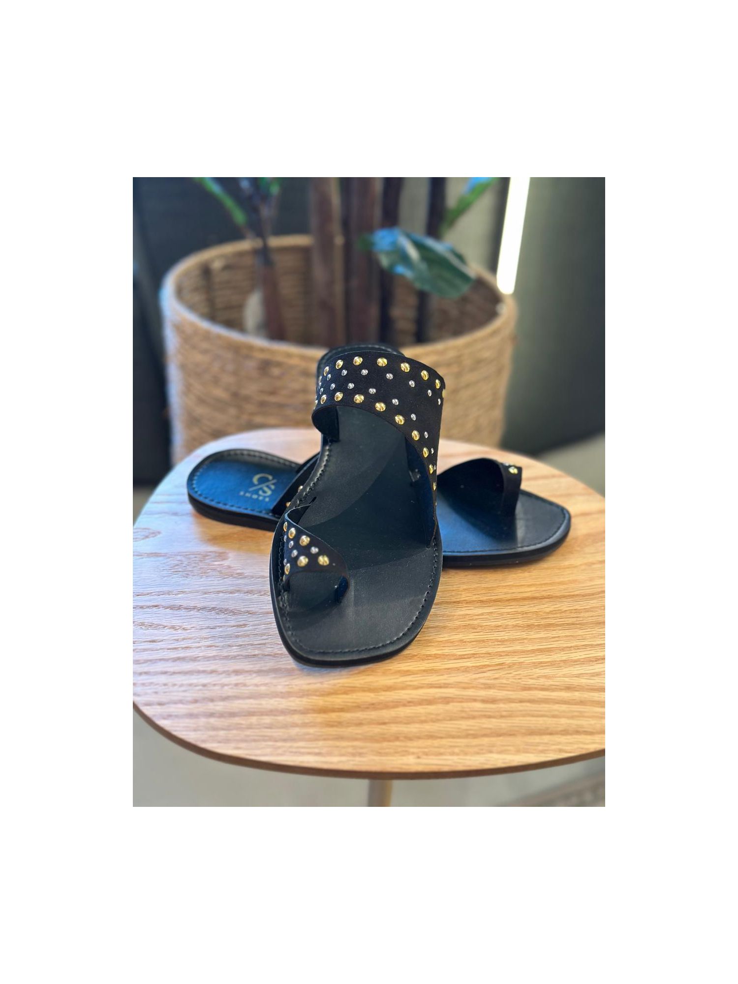 Rasteira CS Shoes Mag Preto 0910 