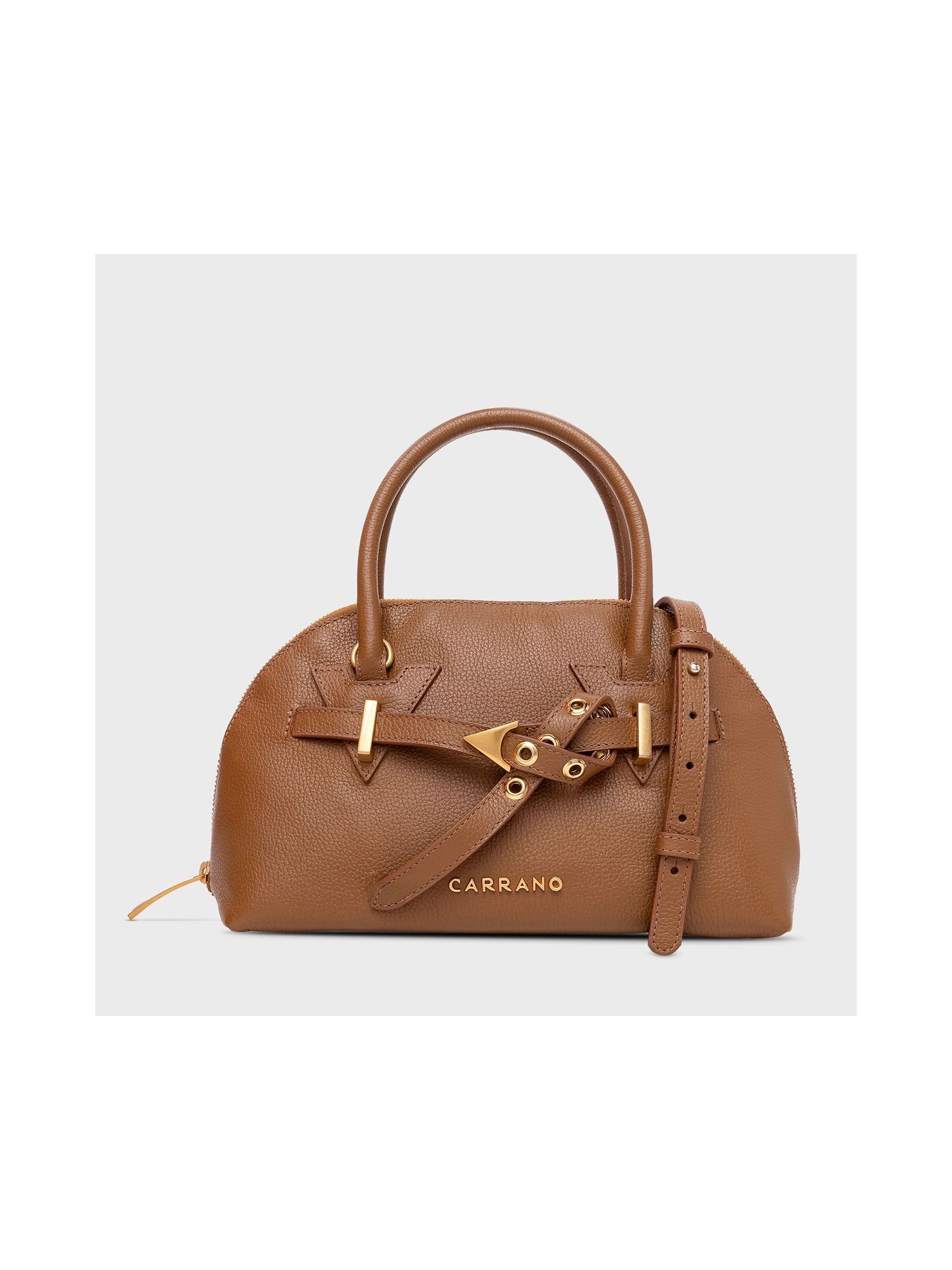 Bolsa Victoria Tote Minimal Média Couro Marrom Saddle