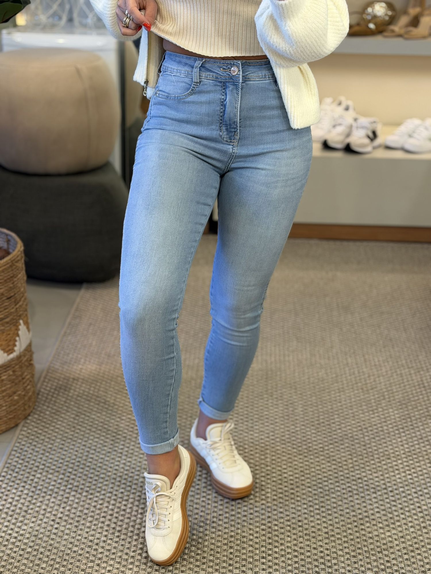 Calça Lez a Lez Jeans Cropped Perfect Skinny 0502