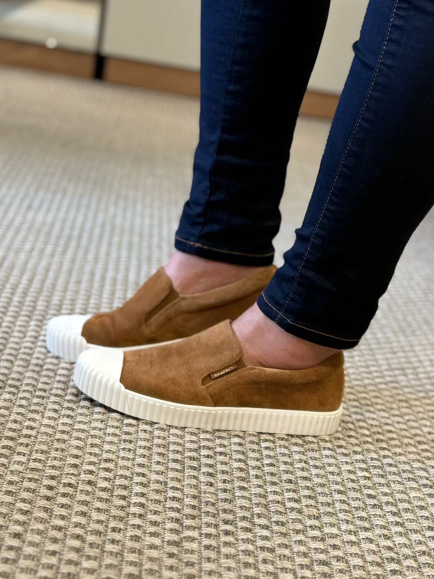 Tênis Kicks Slip On Couro Marrom 1402 