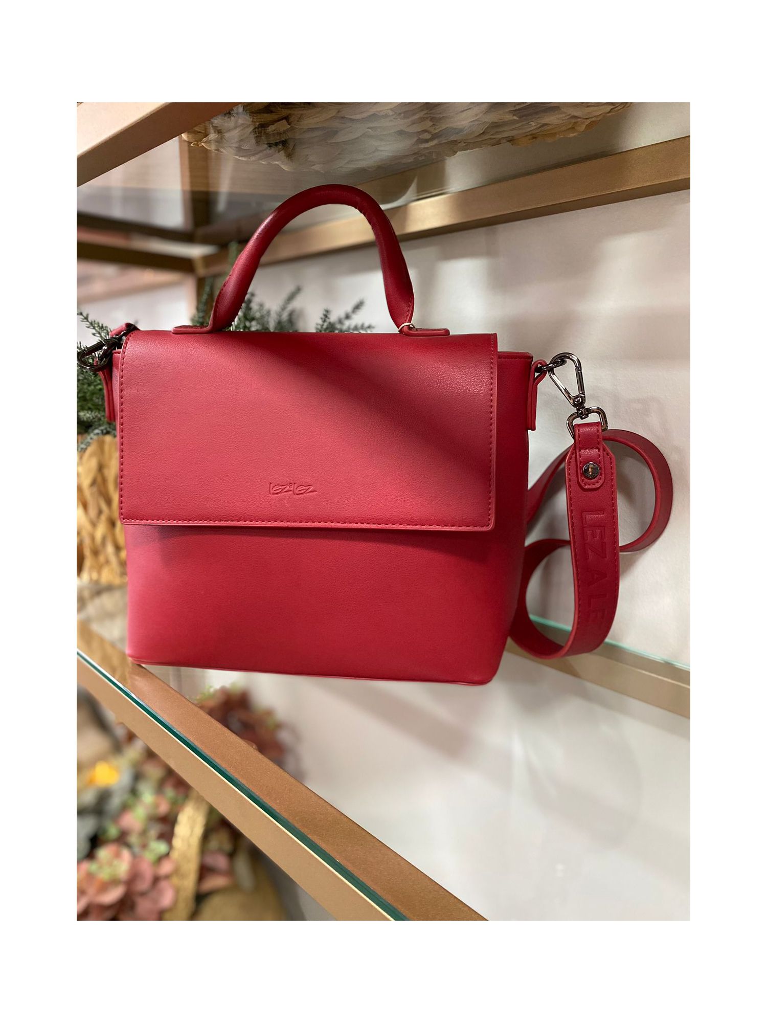 Bolsa Média Estruturada Vermelho 