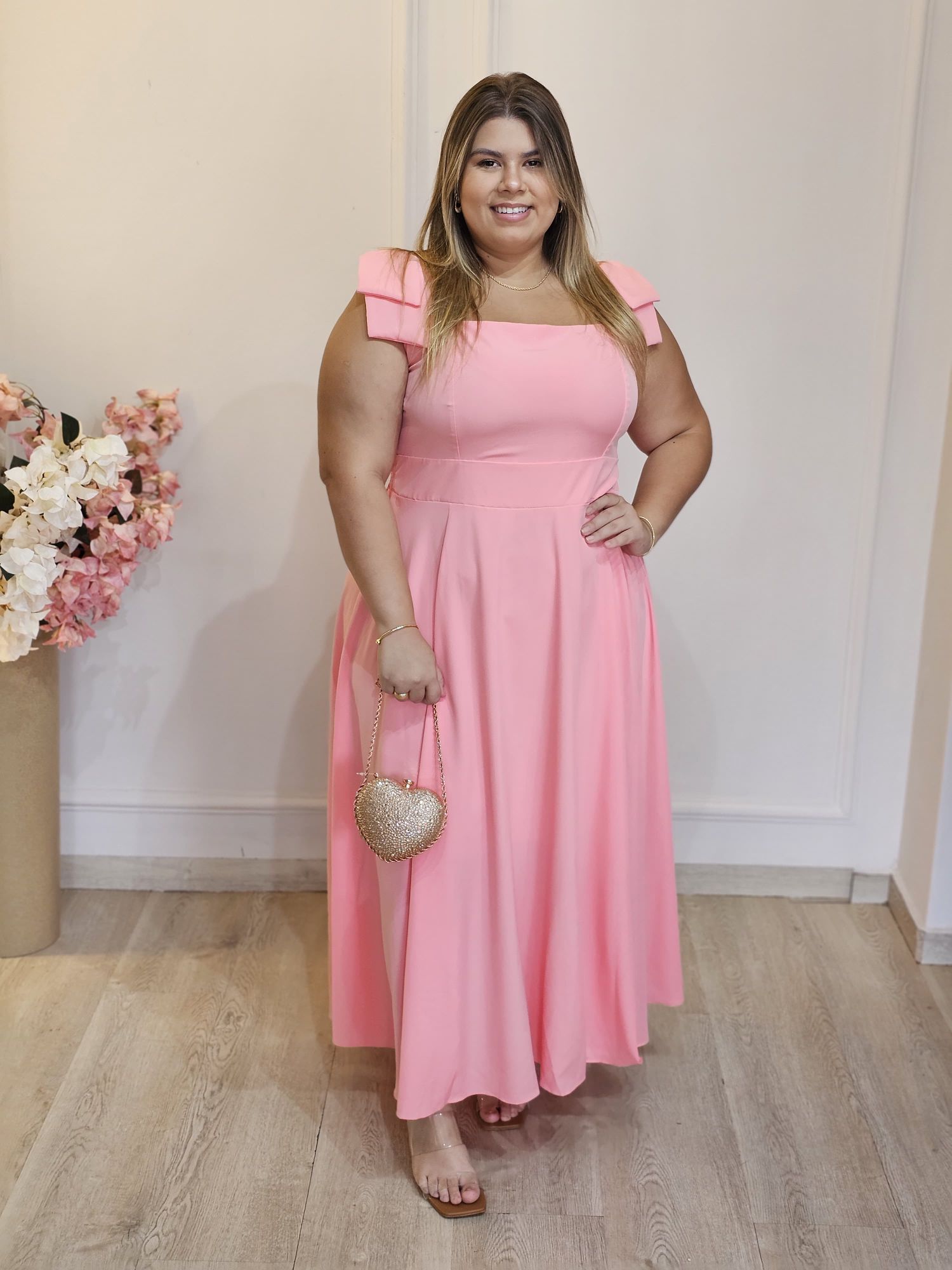 VESTIDO ALFAIATARIA LAÇO ROSA BEBÊ - 3333333352315... - Érika Araújo Store