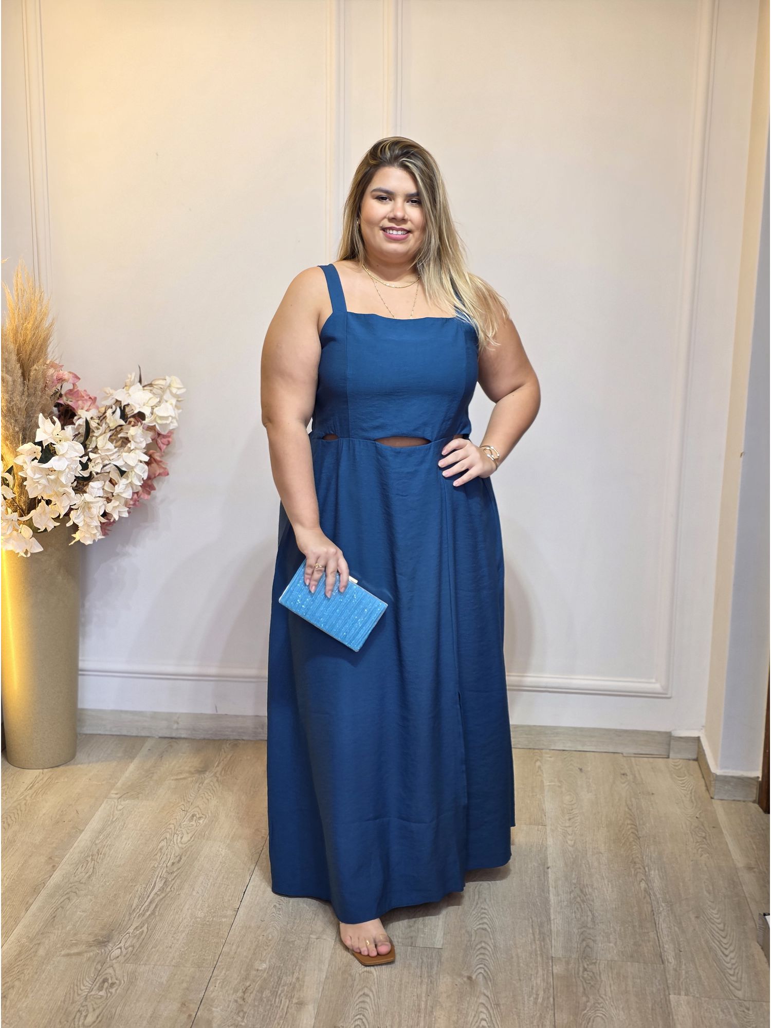 VESTIDO ALICE - JEANS - Érika Araújo Store