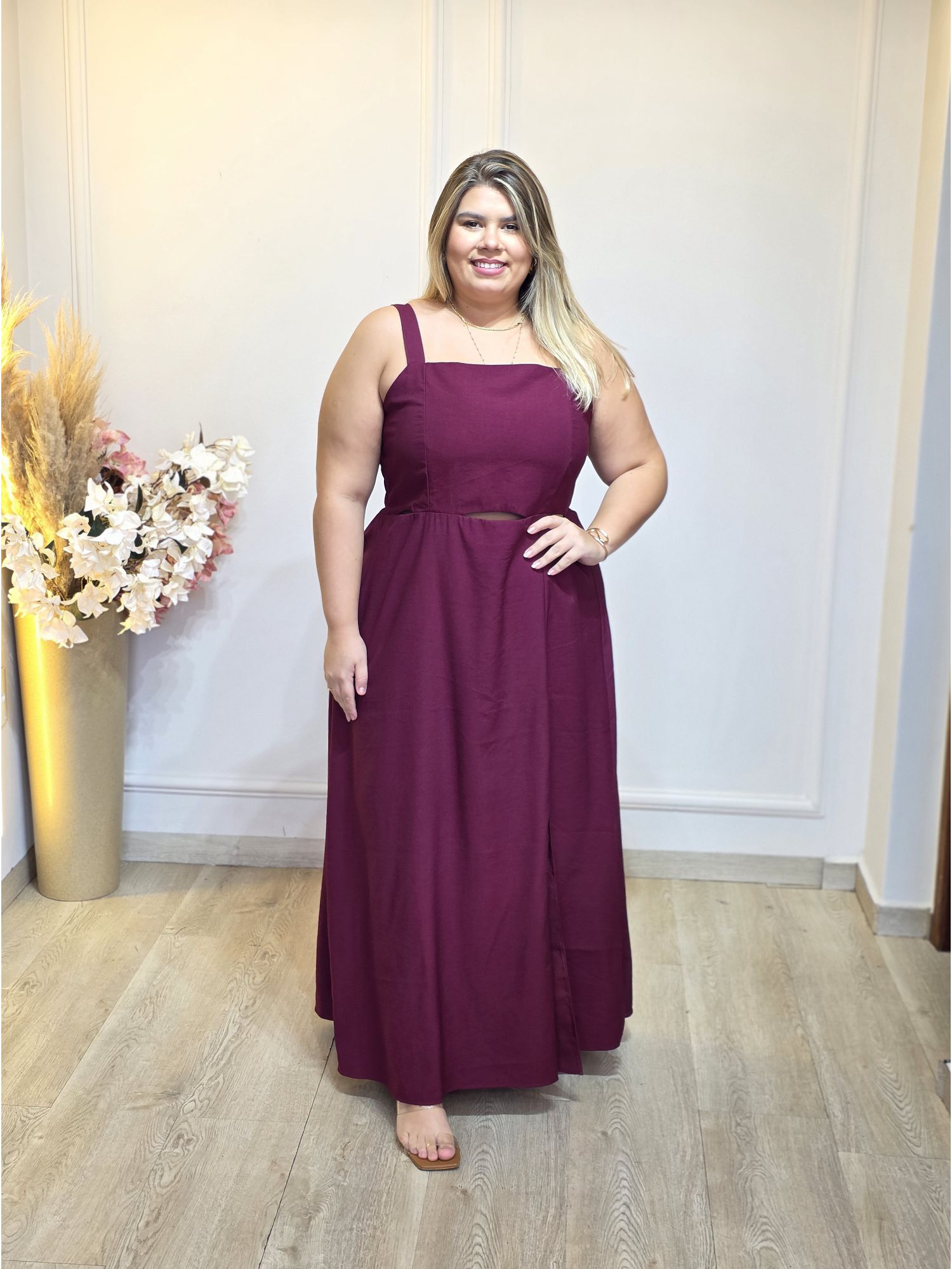 VESTIDO ALICE - MARSALA2 - Érika Araújo Store