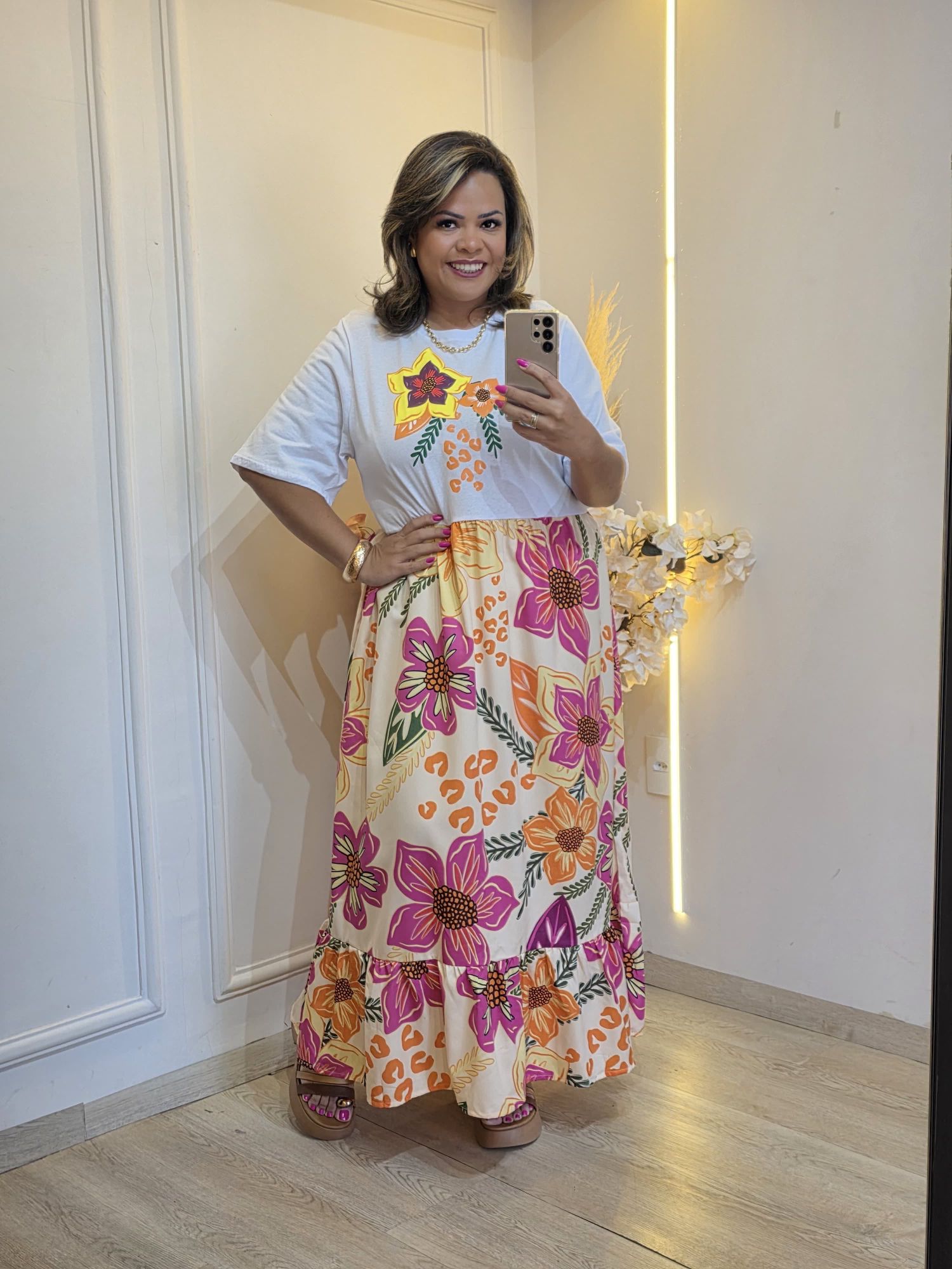 VESTIDO VERÃO FLOR - 5271713 - Érika Araújo Store