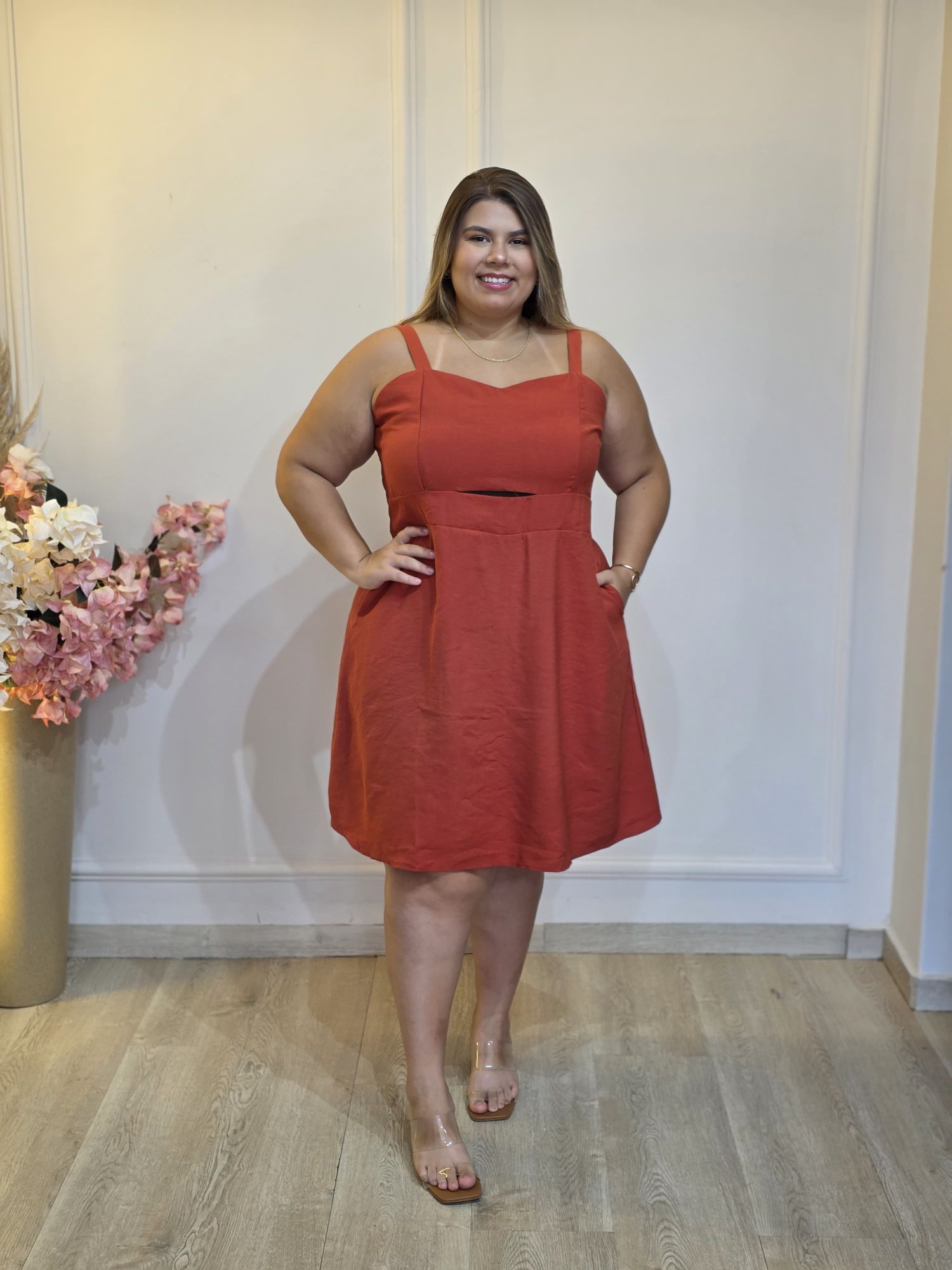 VESTIDO MIA CARAMELO - 3333333356177 - Érika Araújo Store