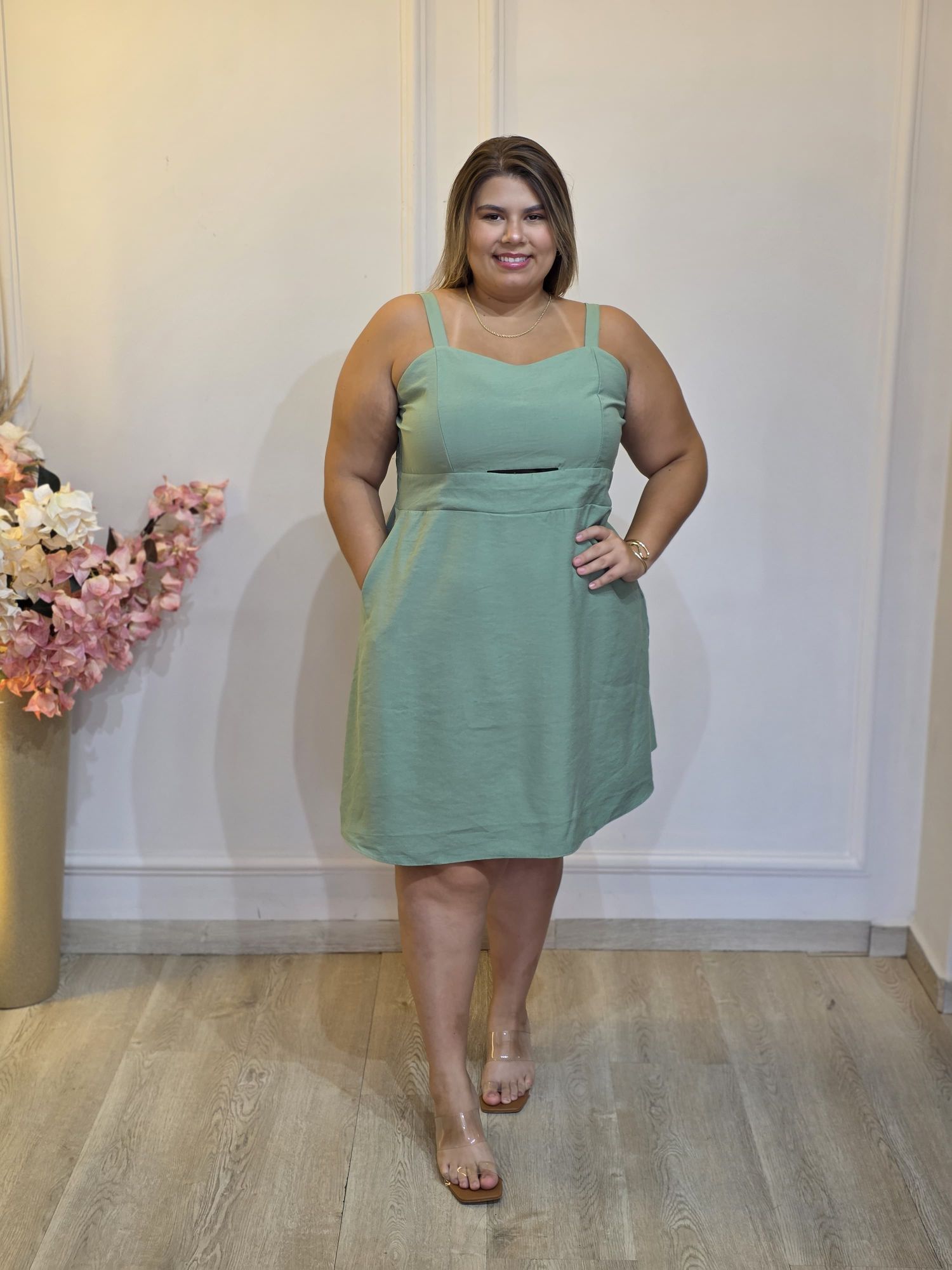 VESTIDO MIA VERDE OLIVA - 3333333356658 - Érika Araújo Store