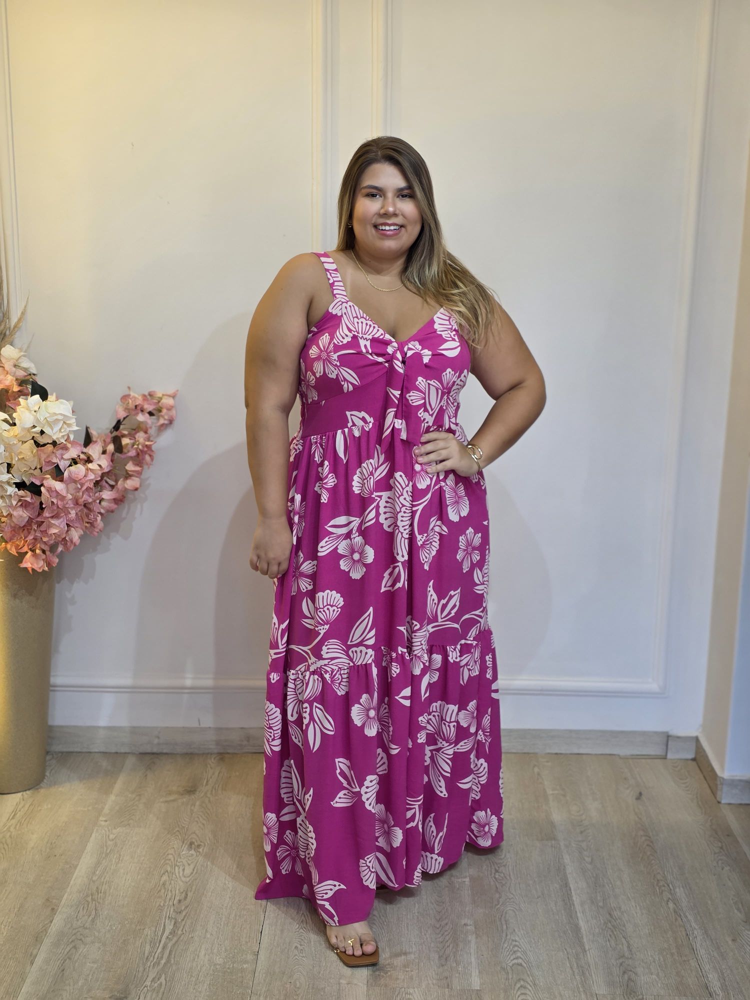VESTIDO ZOE VIOLETA - 12345678 - Érika Araújo Store