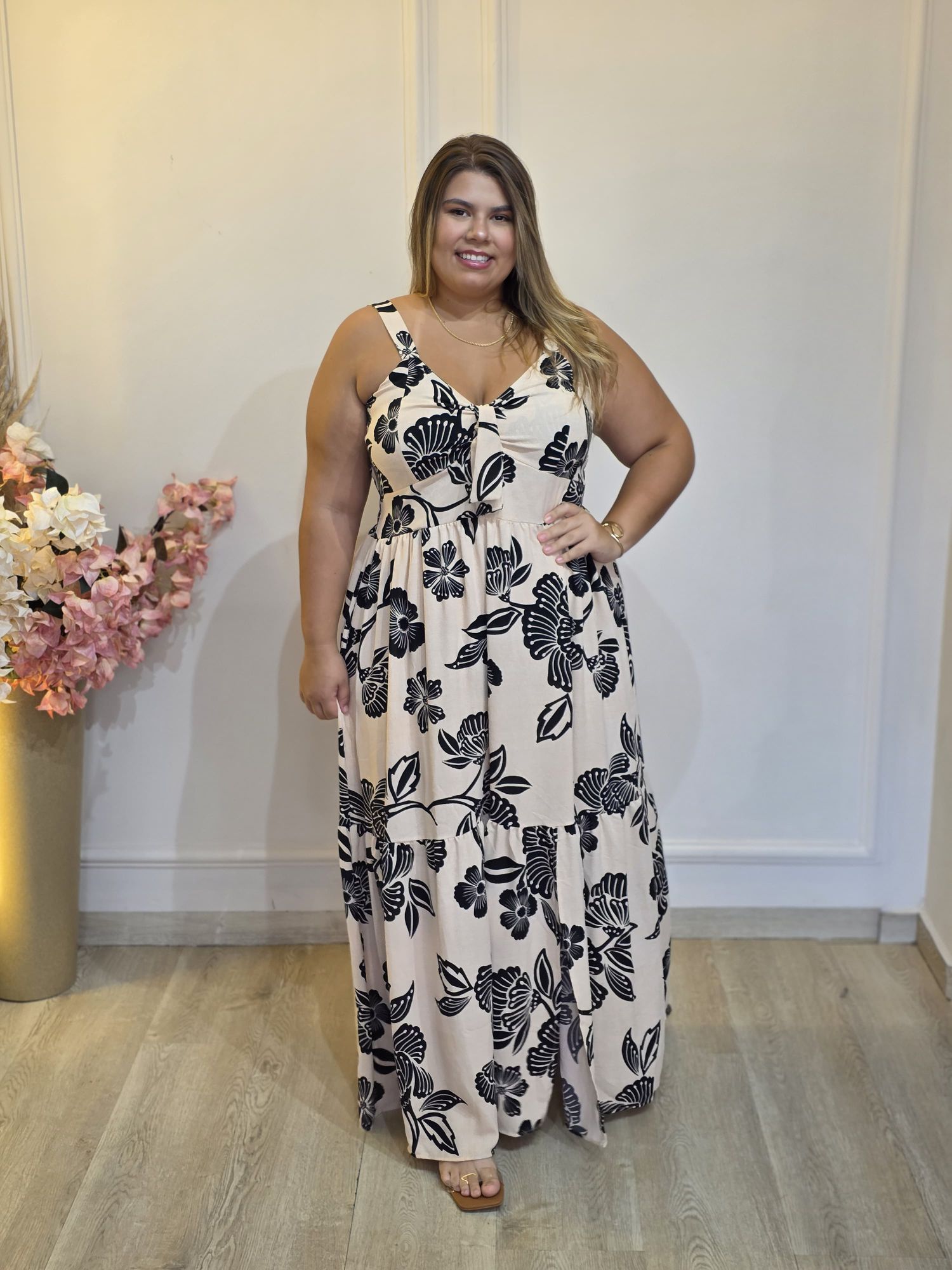 VESTIDO ZOE CRU - 12345 - Érika Araújo Store