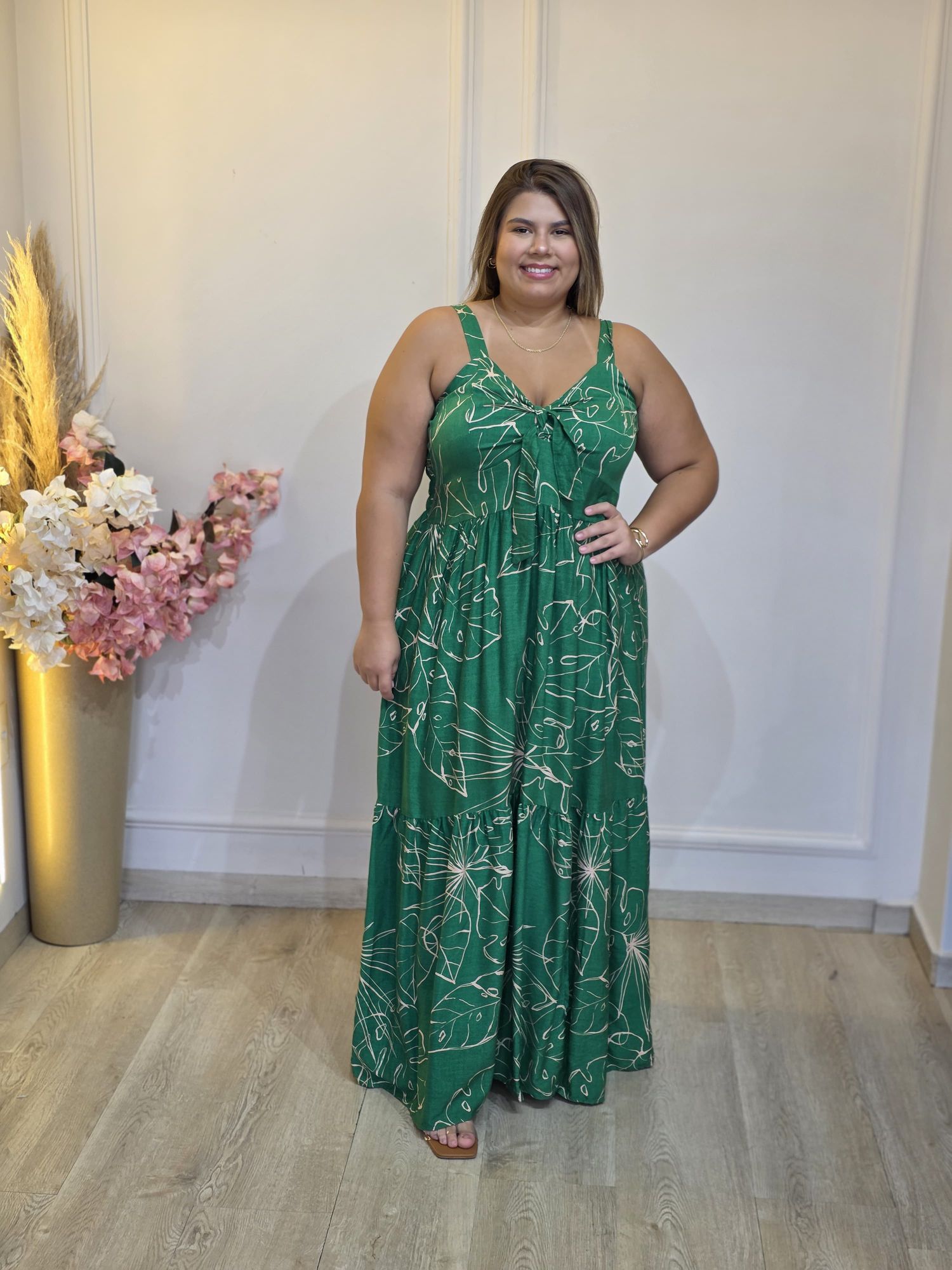 VESTIDO ZOE VERDE - 1236181 - Érika Araújo Store