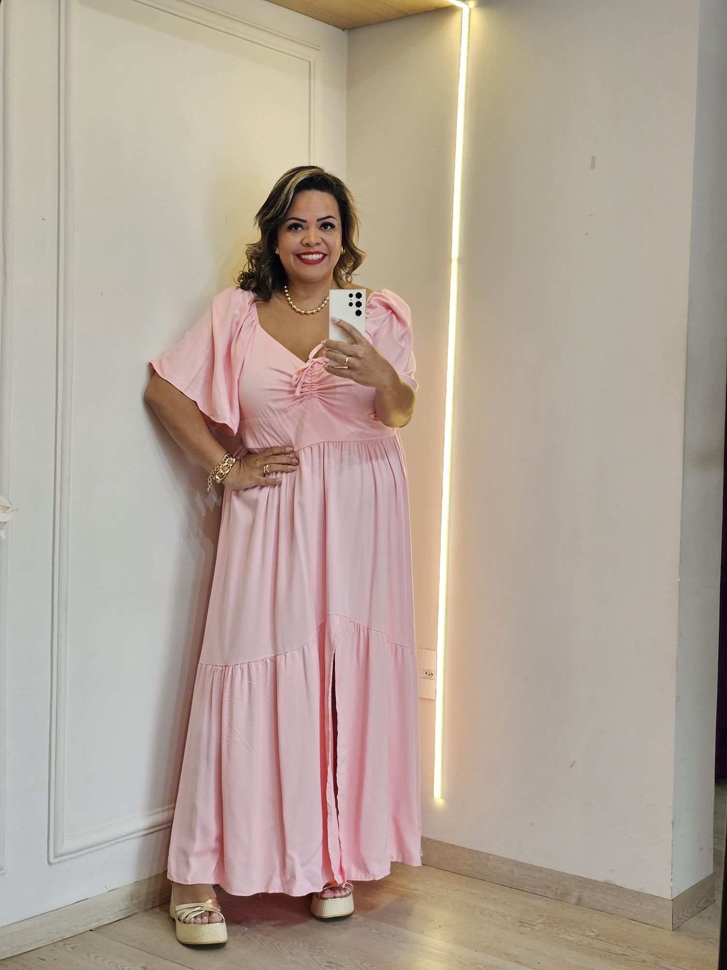 VESTIDO MANGA ZOE - 00002541 - Érika Araújo Store